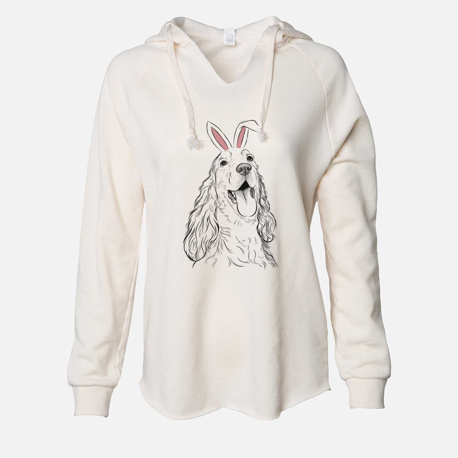 Easter Happy Henry the English Cocker Spaniel - Cali Wave Hooded Sweatshirt