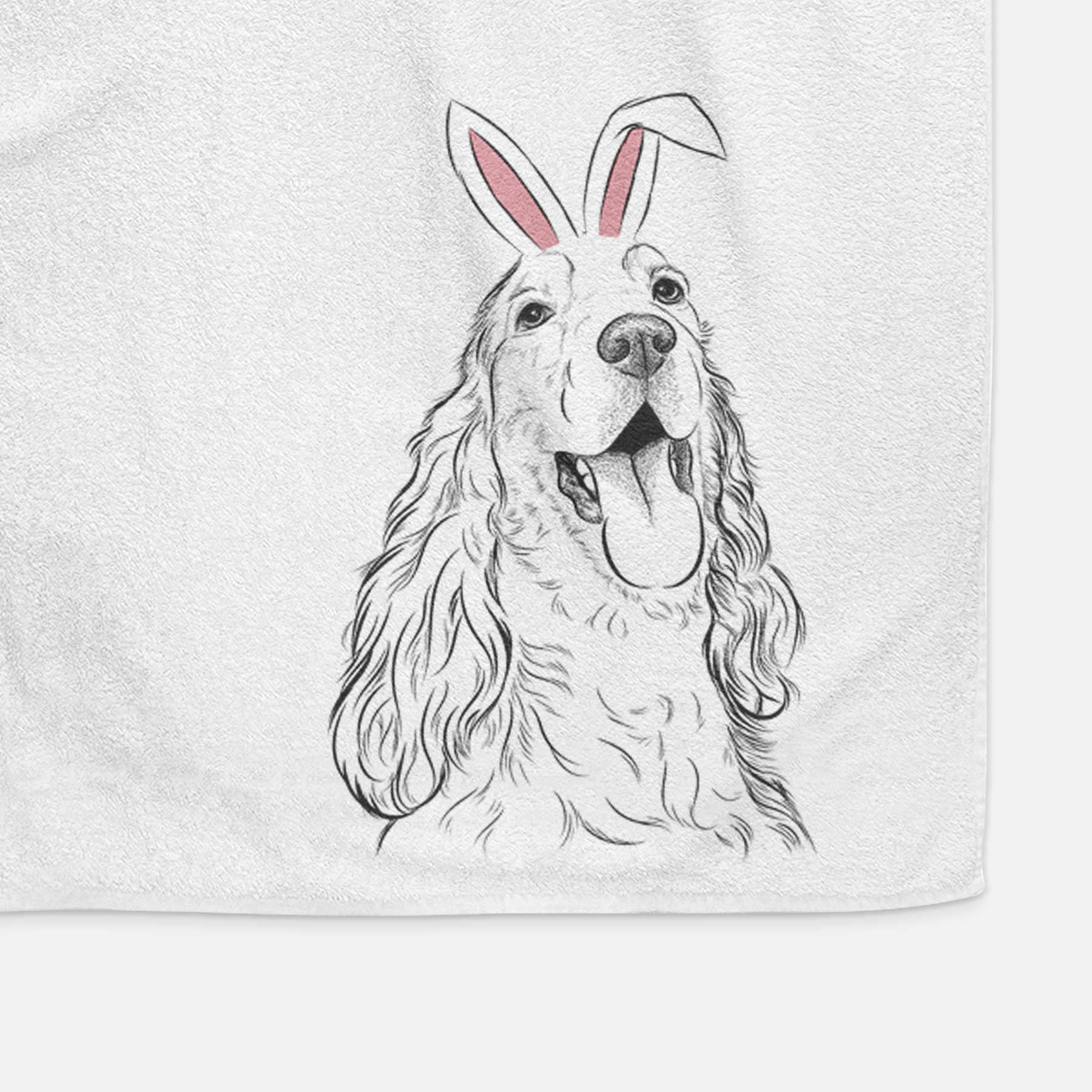 Happy Henry the English Cocker Spaniel Decorative Hand Towel