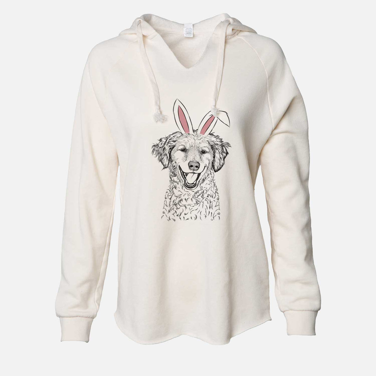 Easter Happy Otis the Miniature Goldendoodle - Cali Wave Hooded Sweatshirt