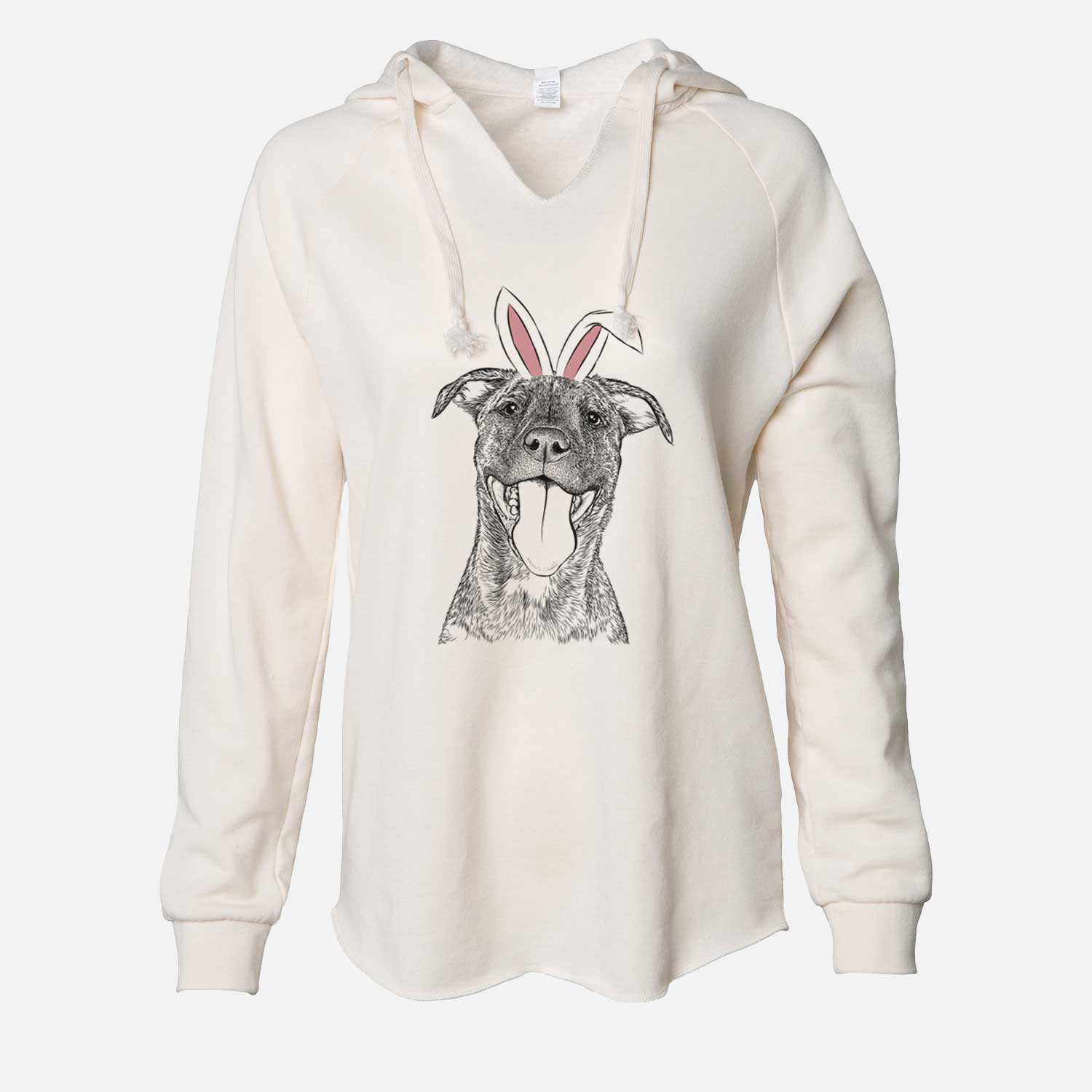 Easter Harley the Pitbull Mix - Cali Wave Hooded Sweatshirt