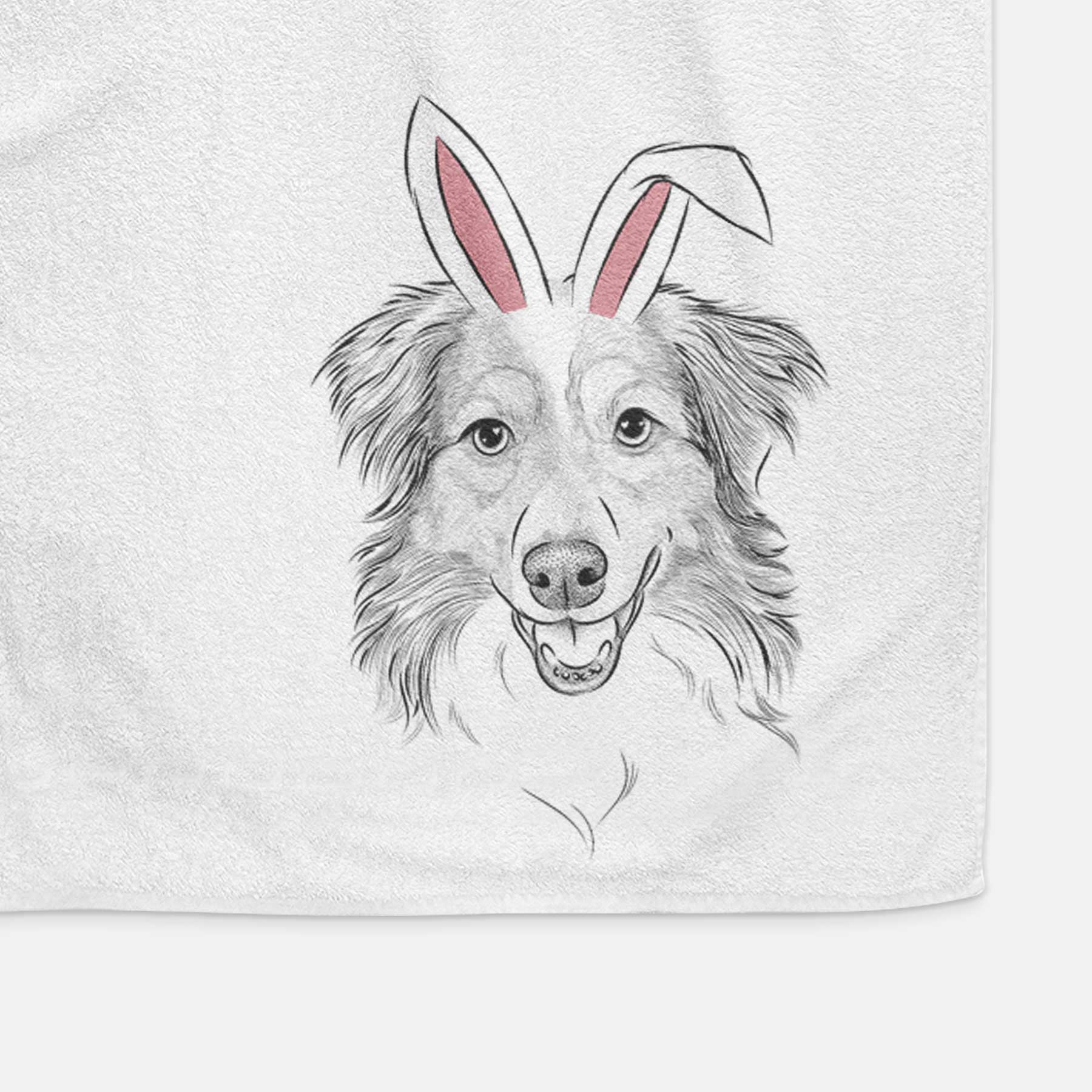 Hattie the Australian Shepherd Decorative Hand Towel