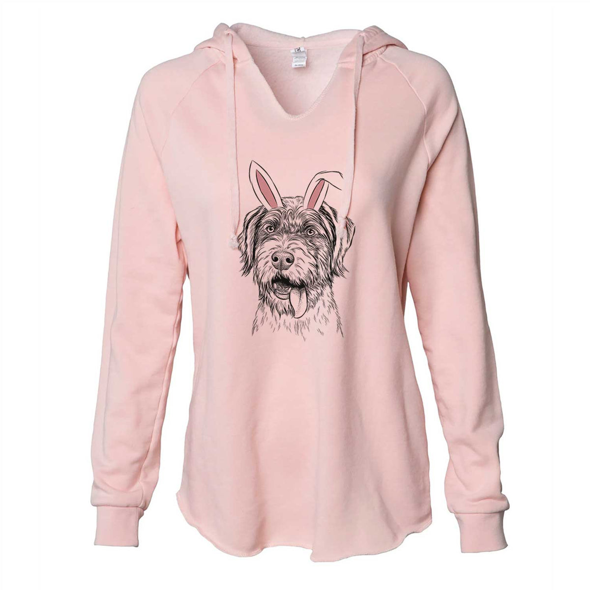 Easter Hazel the German Wirehaired Pointer Mix - Cali Wave Hooded Sweatshirt