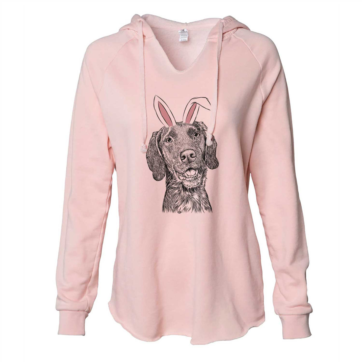 Easter Hazel the Mixed Breed - Cali Wave Hooded Sweatshirt