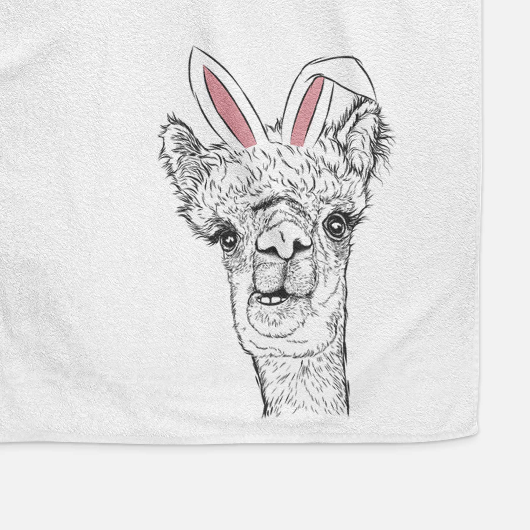 Henry the Alpaca Decorative Hand Towel