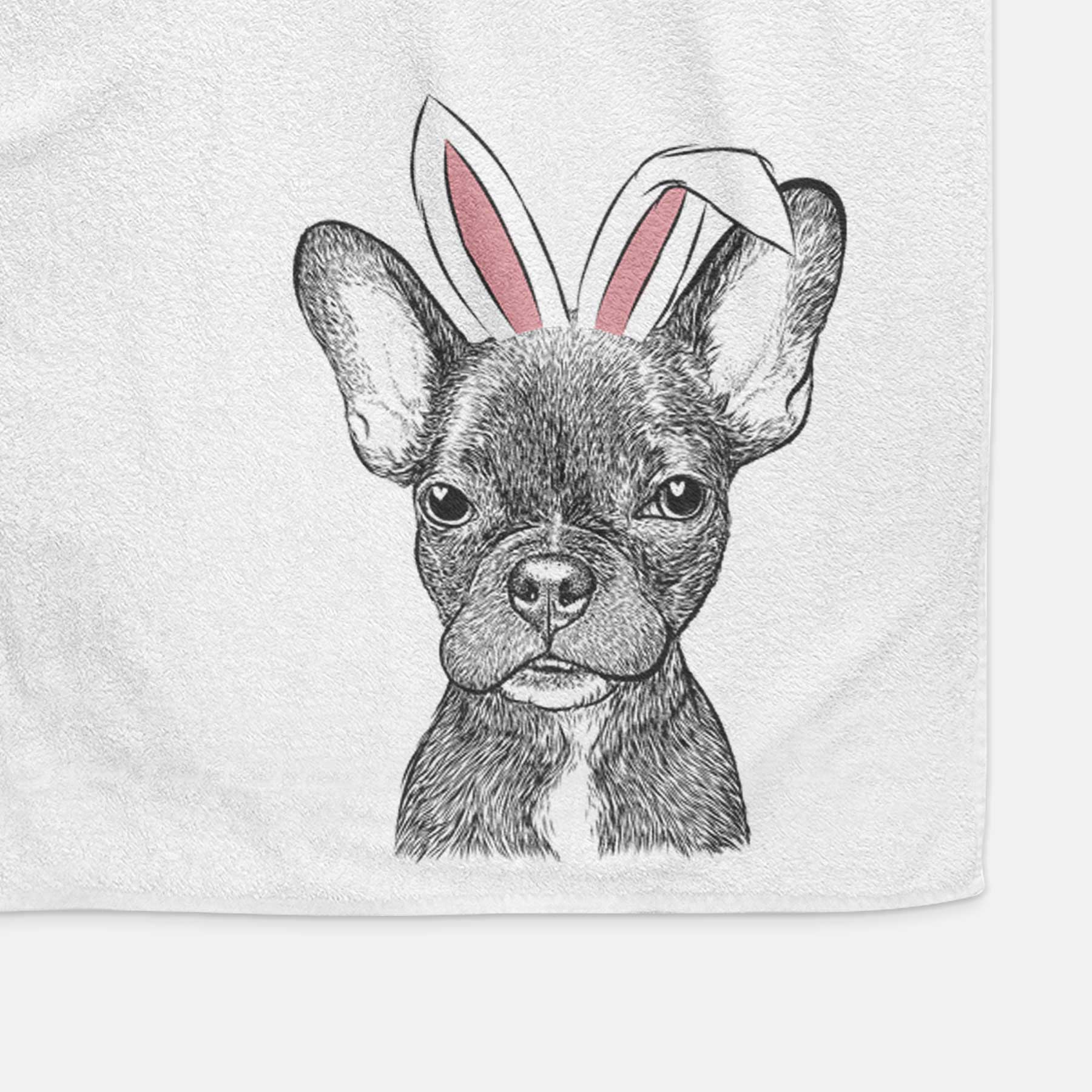 Henry the French Bulldog Decorative Hand Towel