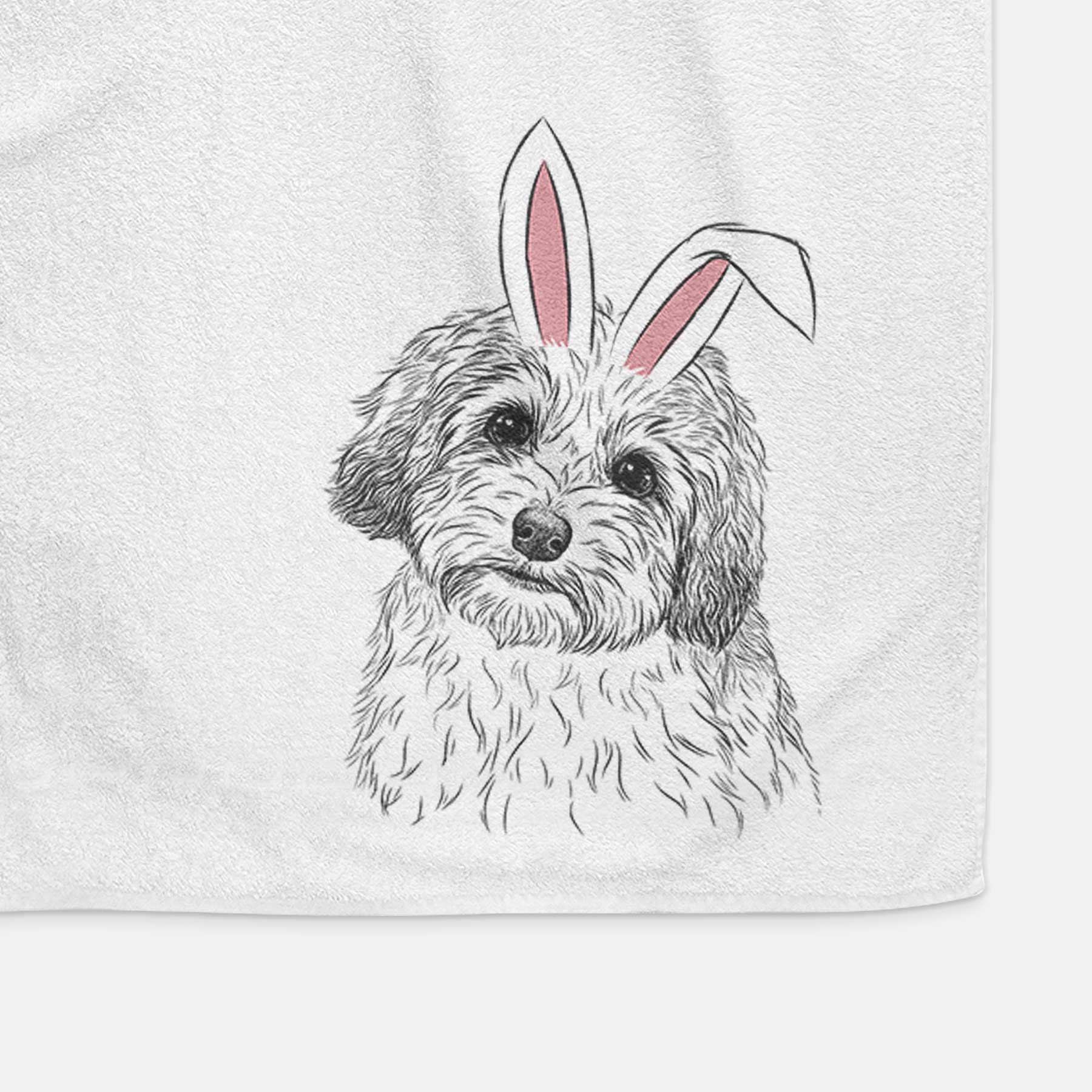 Henry the Havanese Decorative Hand Towel