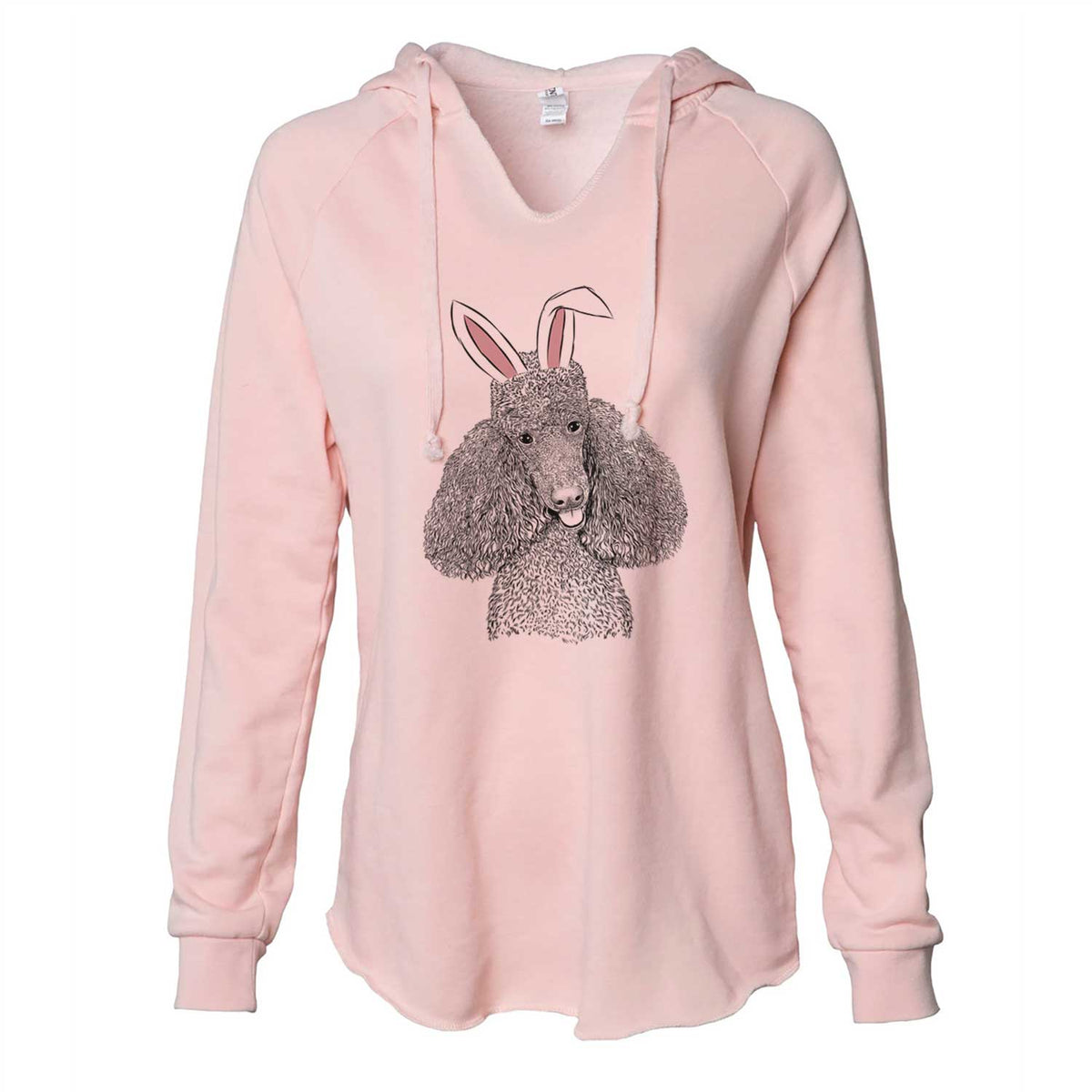 Easter Henry the Standard Poodle - Cali Wave Hooded Sweatshirt