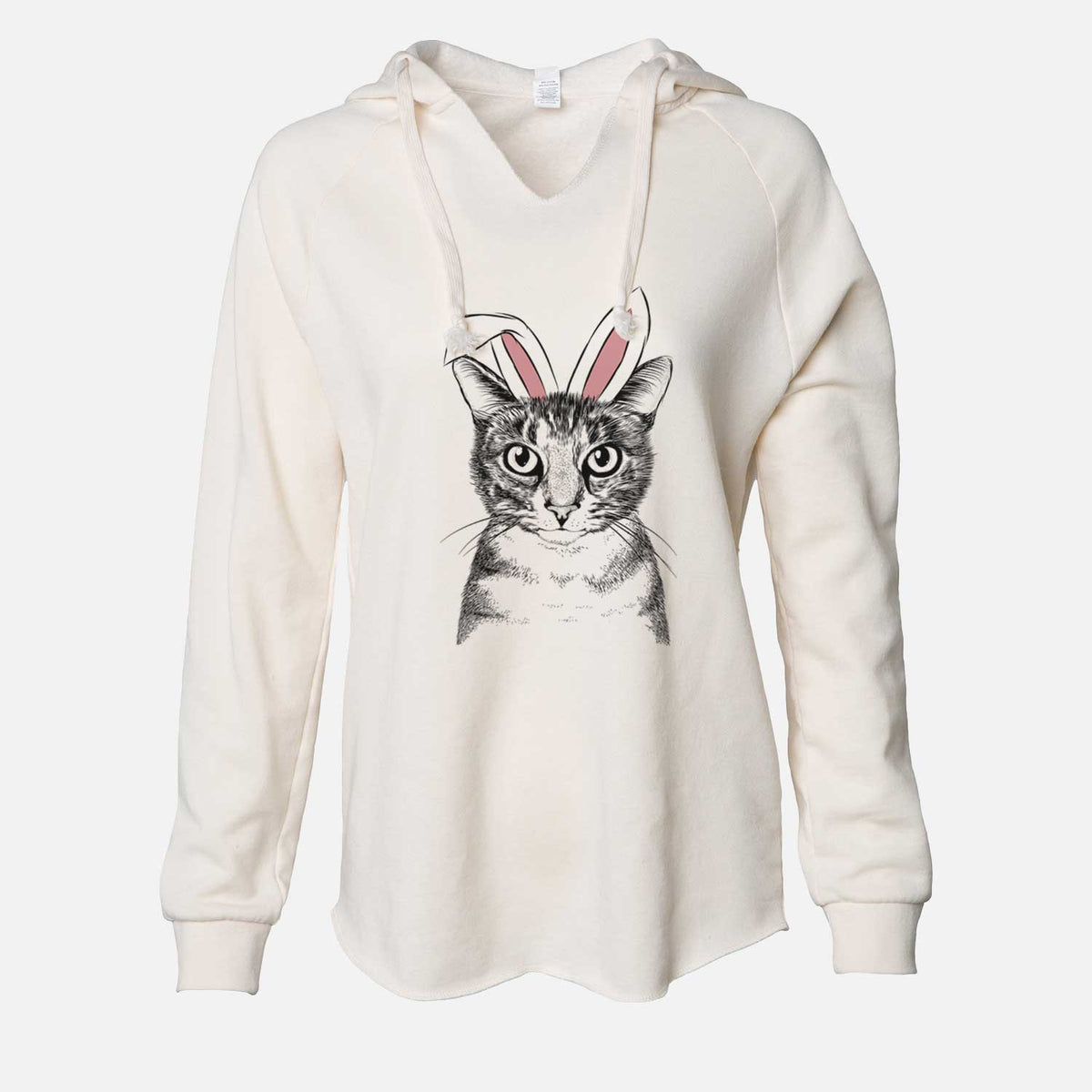 Easter Hobbes the Tabby Cat - Cali Wave Hooded Sweatshirt