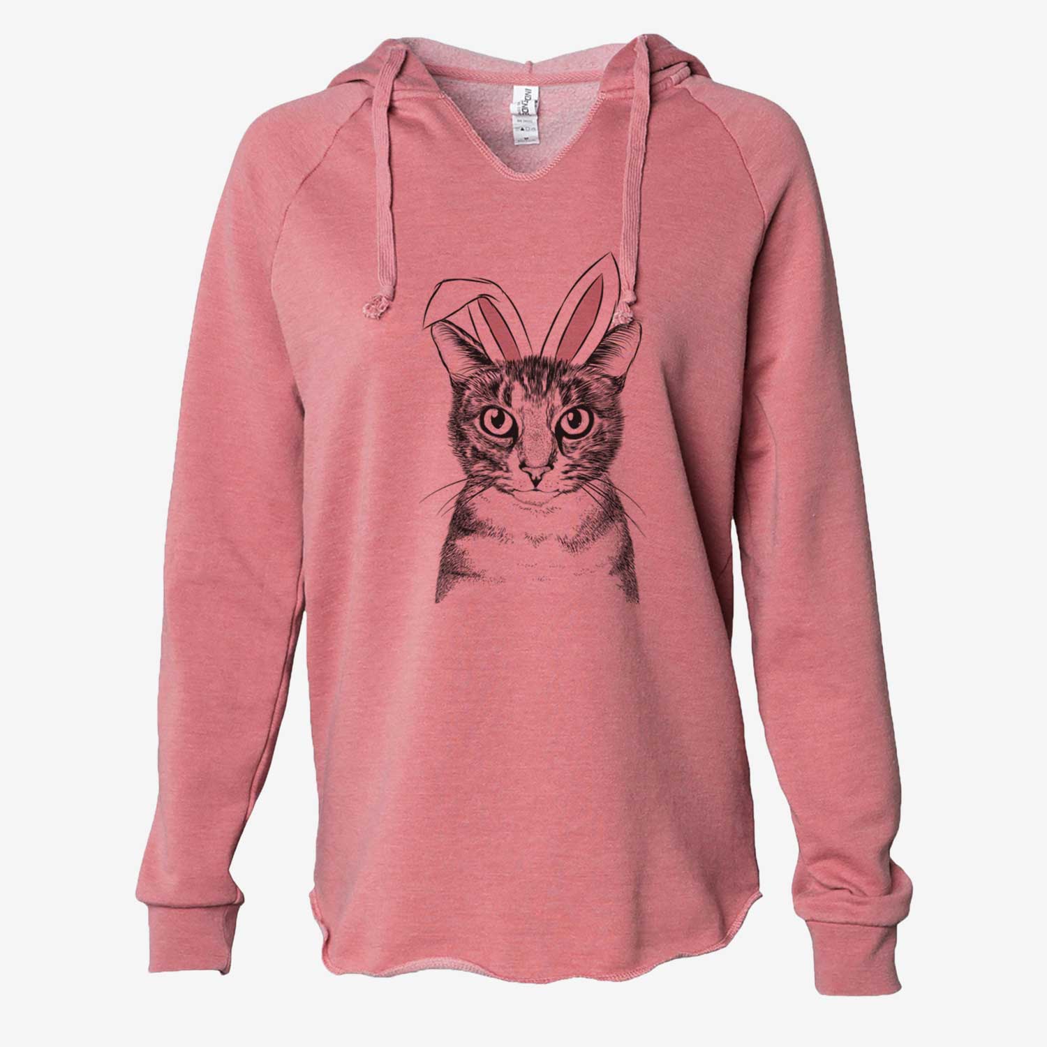 Easter Hobbes the Tabby Cat - Cali Wave Hooded Sweatshirt