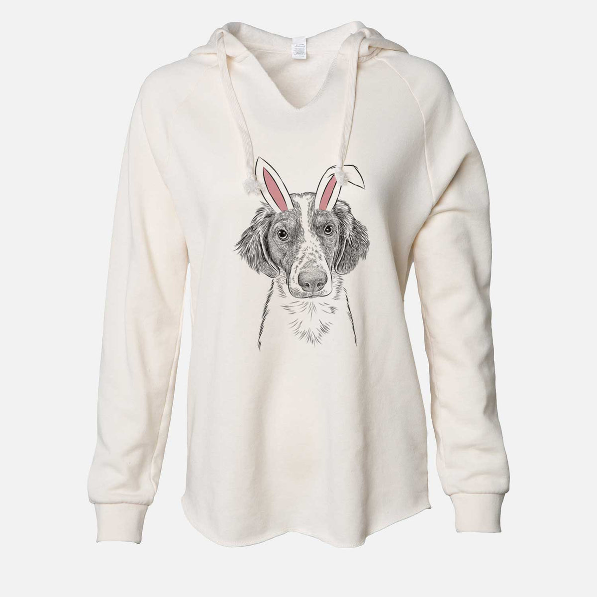 Easter Holly the Brittany Spaniel - Cali Wave Hooded Sweatshirt