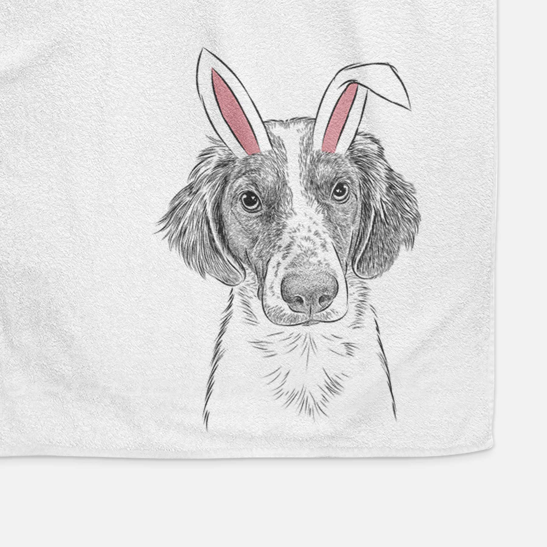 Holly the Brittany Spaniel Decorative Hand Towel