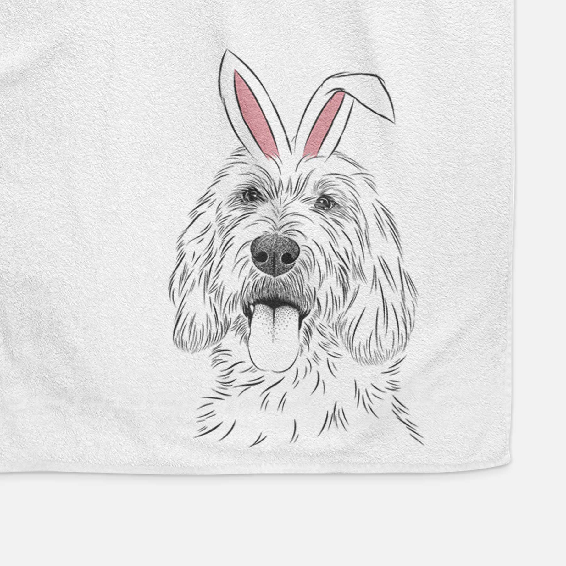 Homer the Grand Basset Griffon Vendeen Decorative Hand Towel