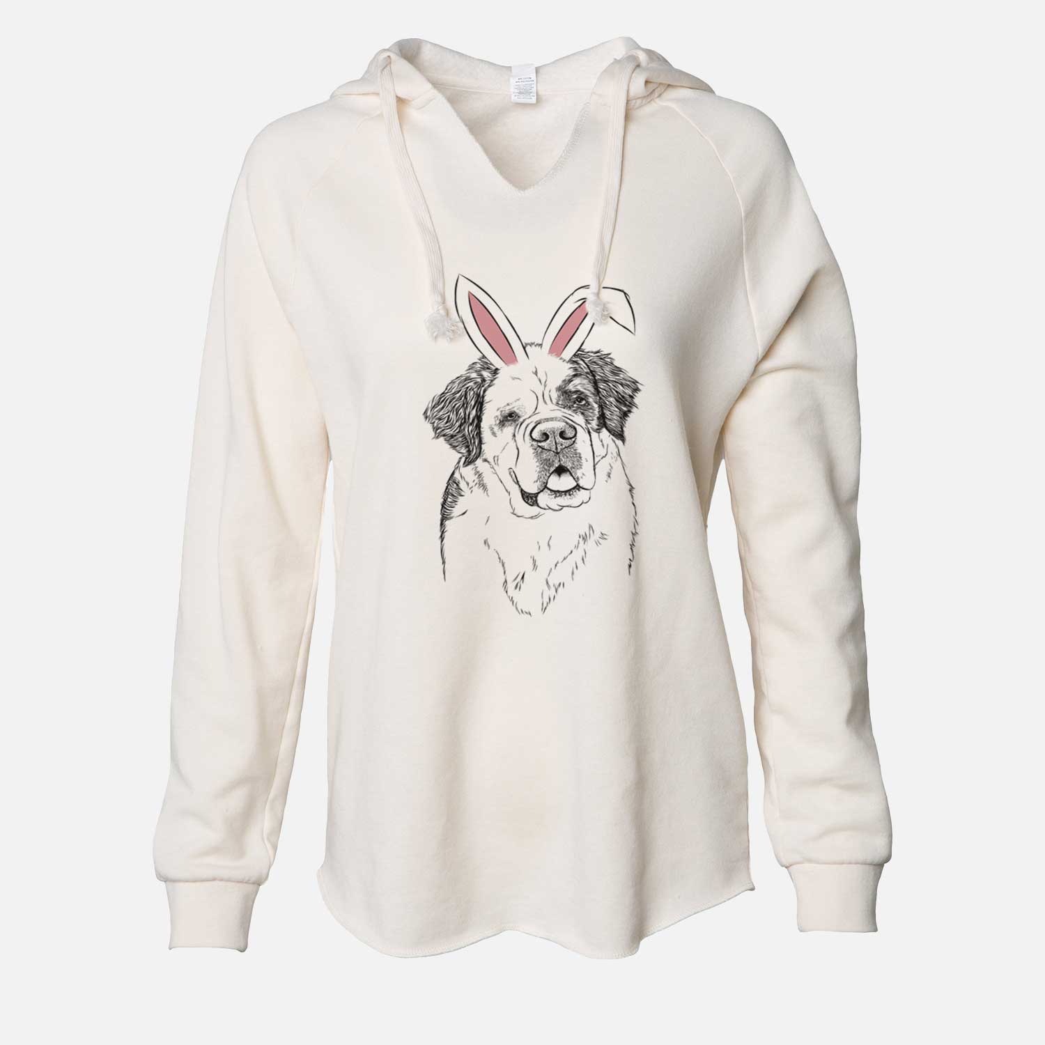 Easter Hook the Saint Bernard - Cali Wave Hooded Sweatshirt