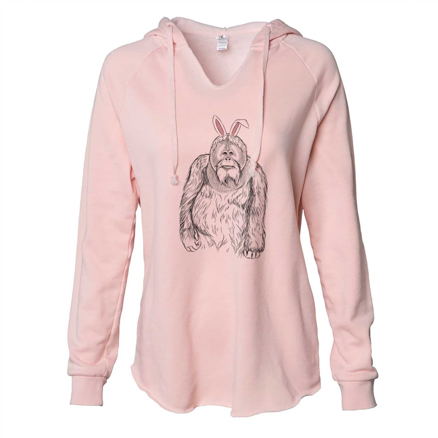 Easter Horace the Male Orangutan - Cali Wave Hooded Sweatshirt