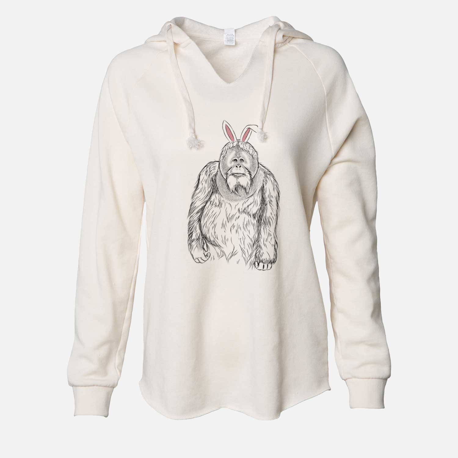 Easter Horace the Male Orangutan - Cali Wave Hooded Sweatshirt