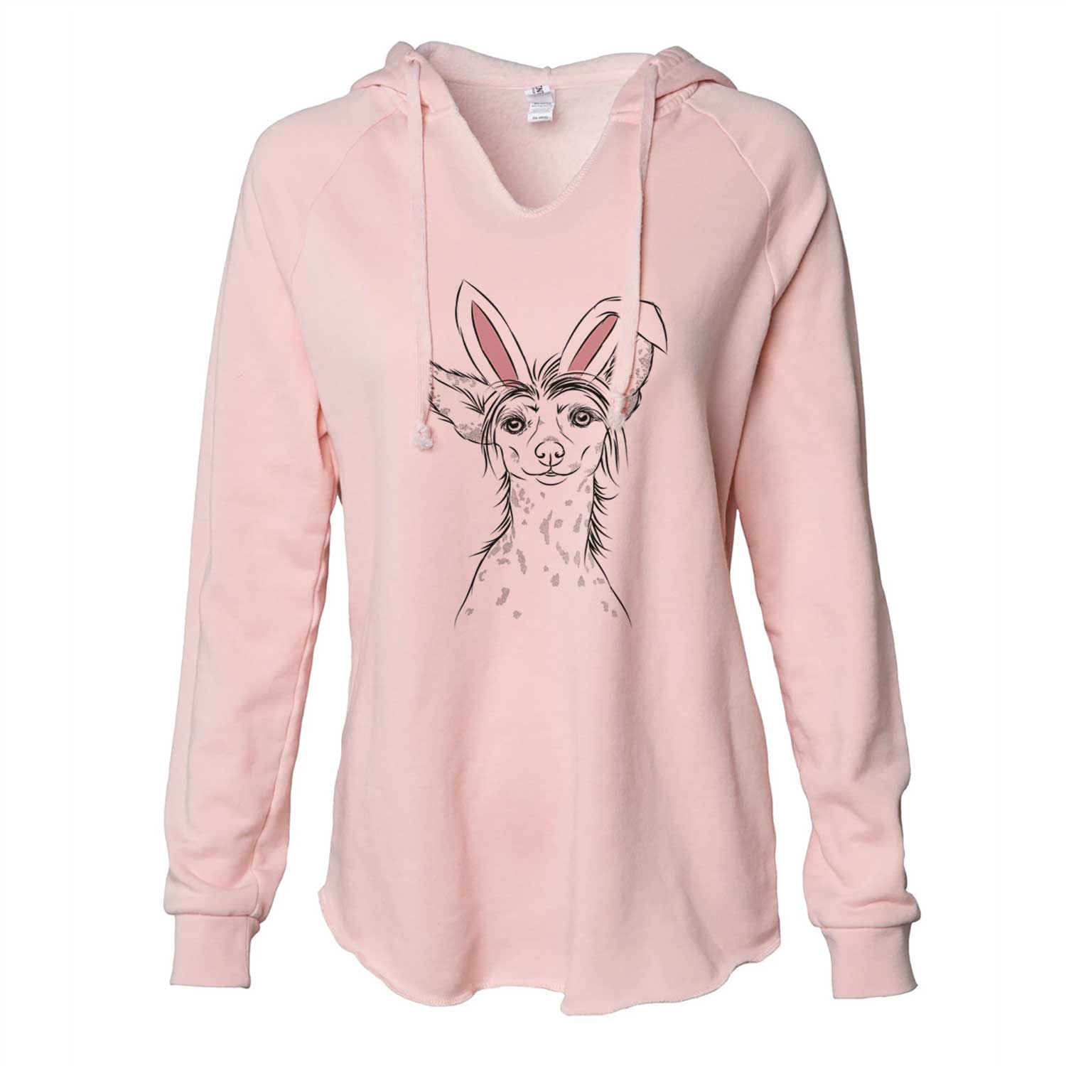 Easter Hudson the Chinese Crested - Cali Wave Hooded Sweatshirt