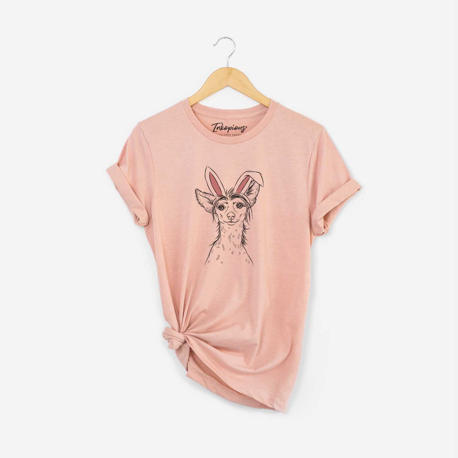 Easter Hudson the Chinese Crested - Unisex Crewneck