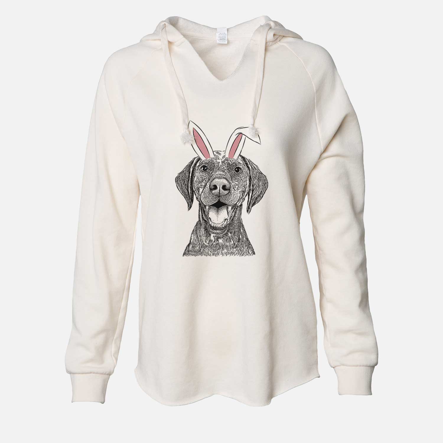Easter Hudson the German Shorthaired Pointer - Cali Wave Hooded Sweatshirt