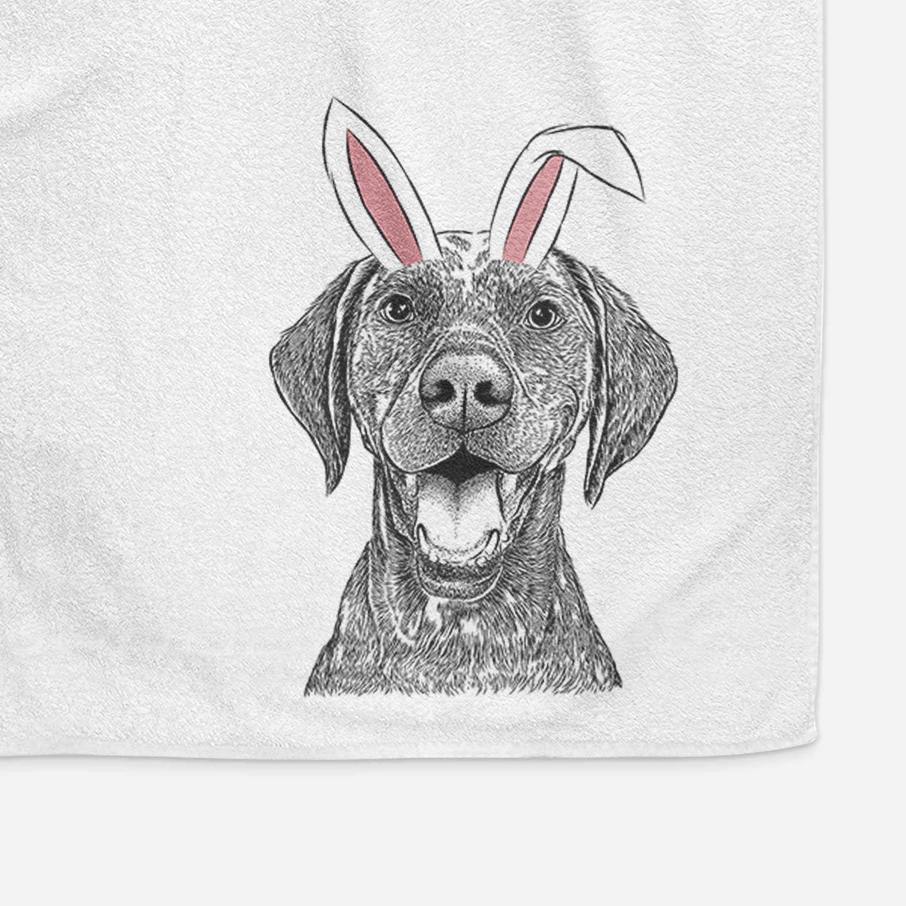 Hudson the German Shorthaired Pointer Decorative Hand Towel