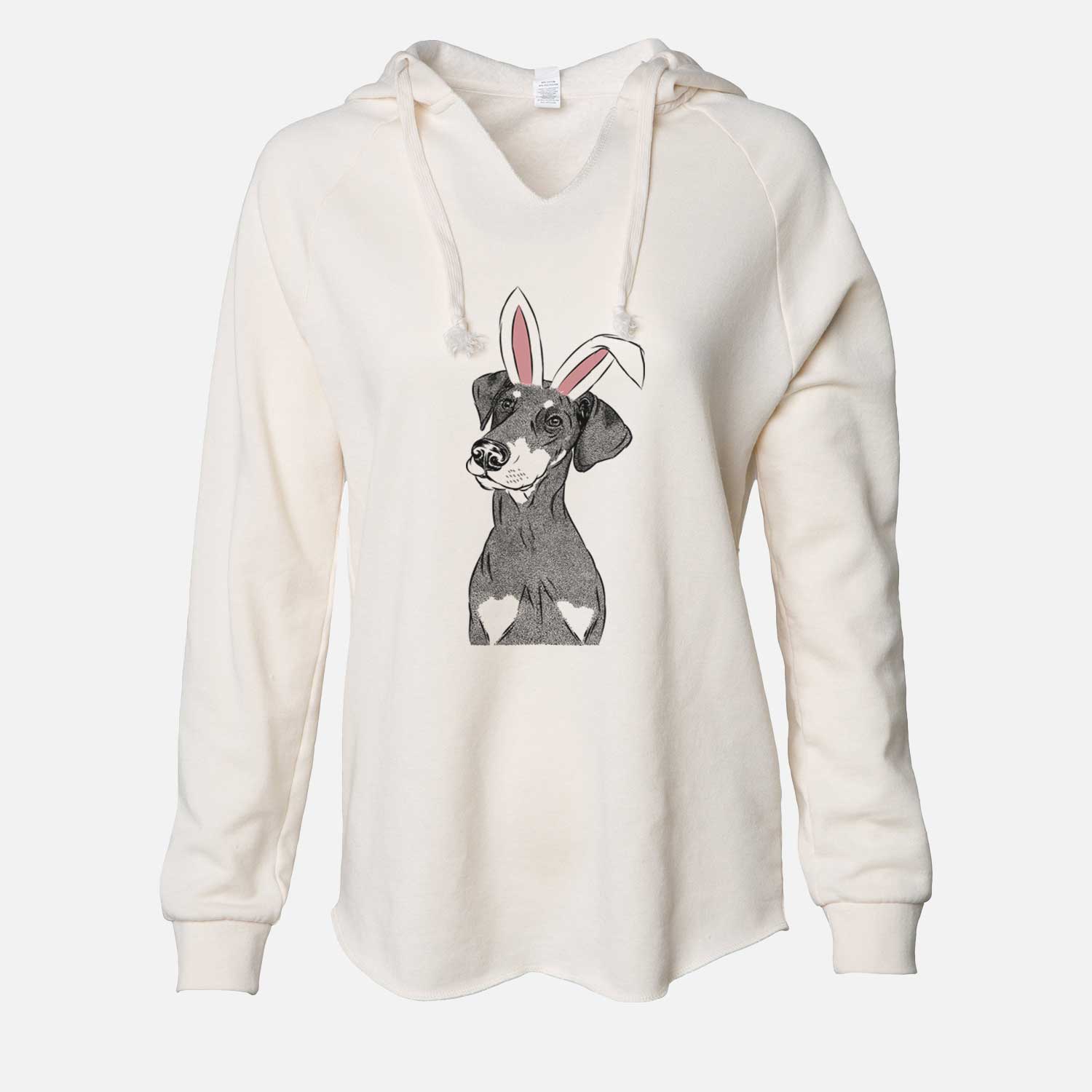 Easter Iroh the Doberman Pinscher - Cali Wave Hooded Sweatshirt