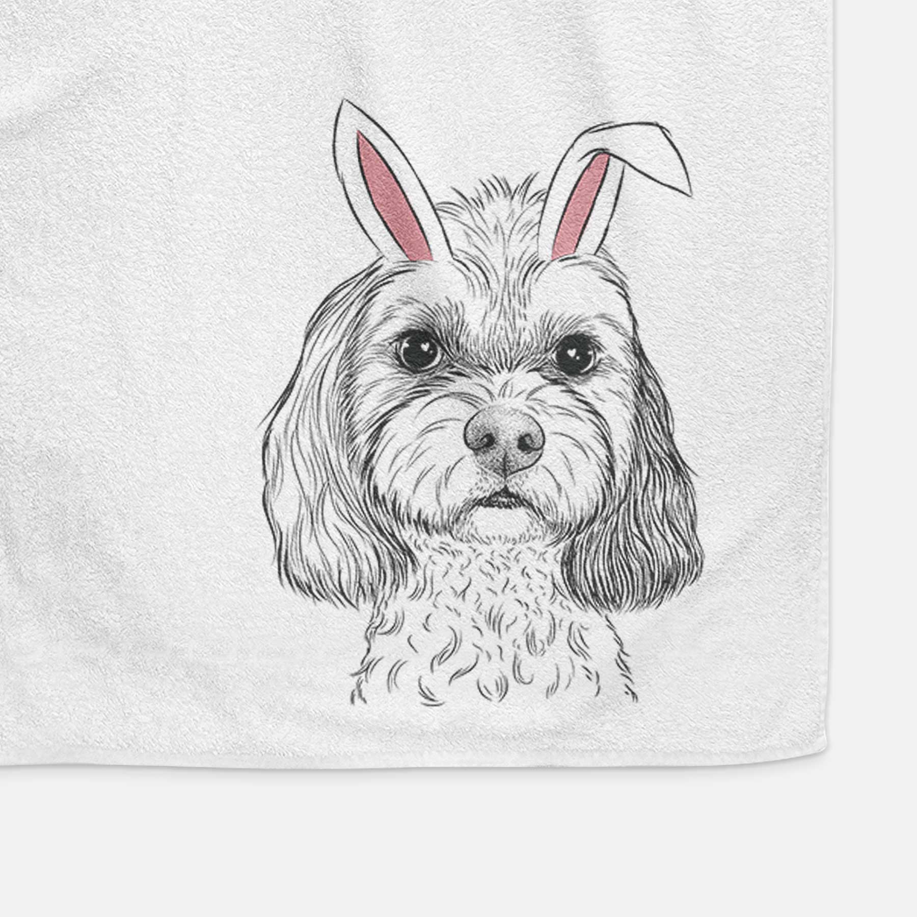 Jasper Diggins the Cavapoo Decorative Hand Towel