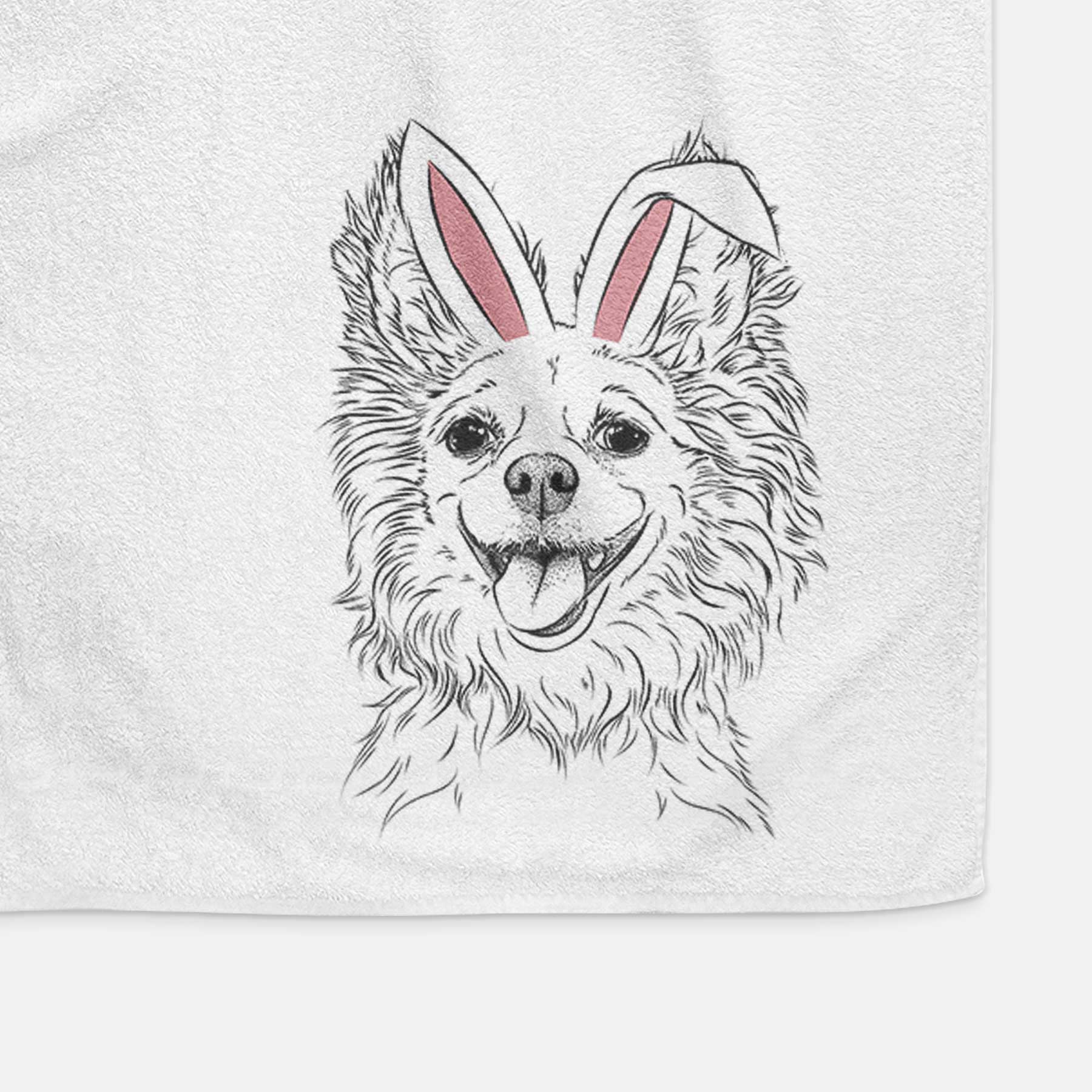 Jasper the Pomchi Decorative Hand Towel