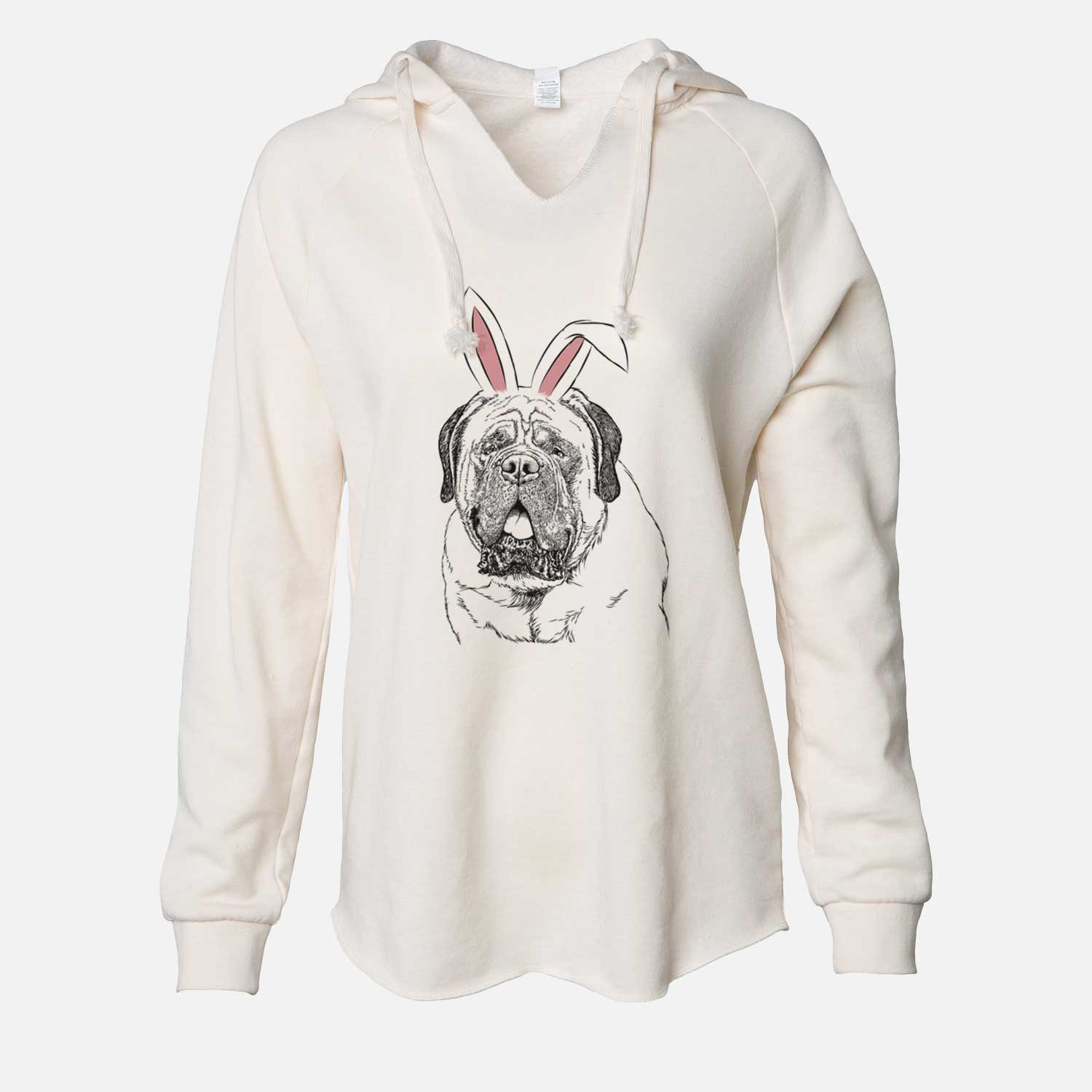 Easter Jed the English Mastiff - Cali Wave Hooded Sweatshirt