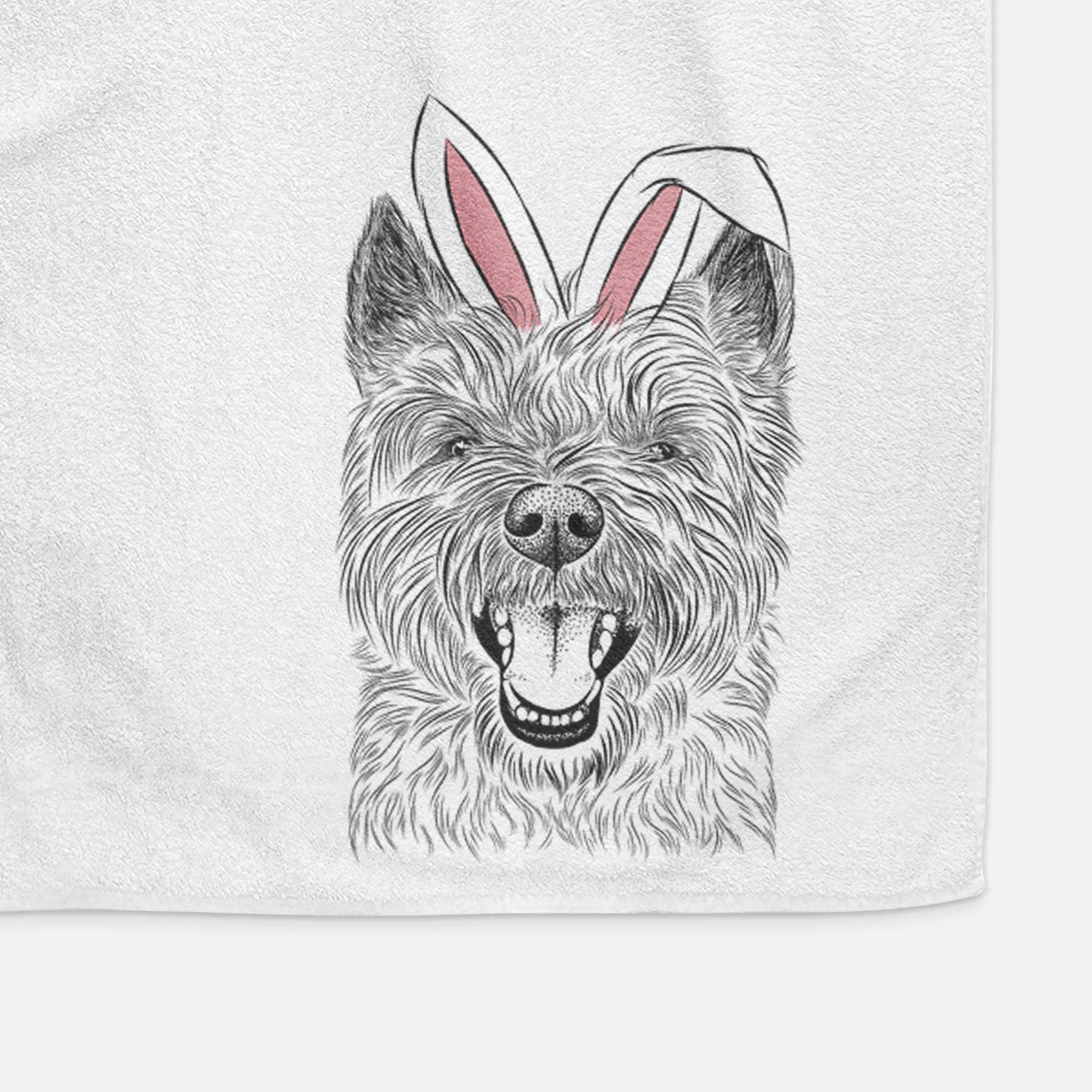 Jeff the Cairn Terrier Decorative Hand Towel