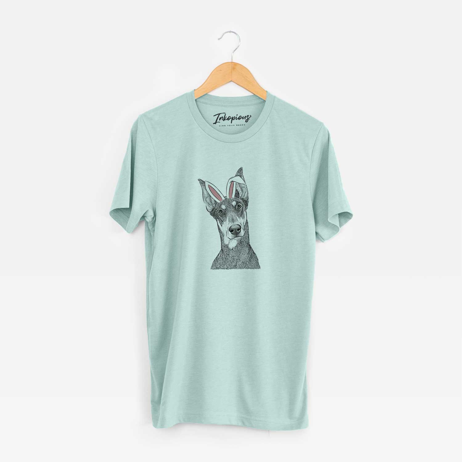 Easter Jenna the Doberman Pinscher - Unisex Crewneck