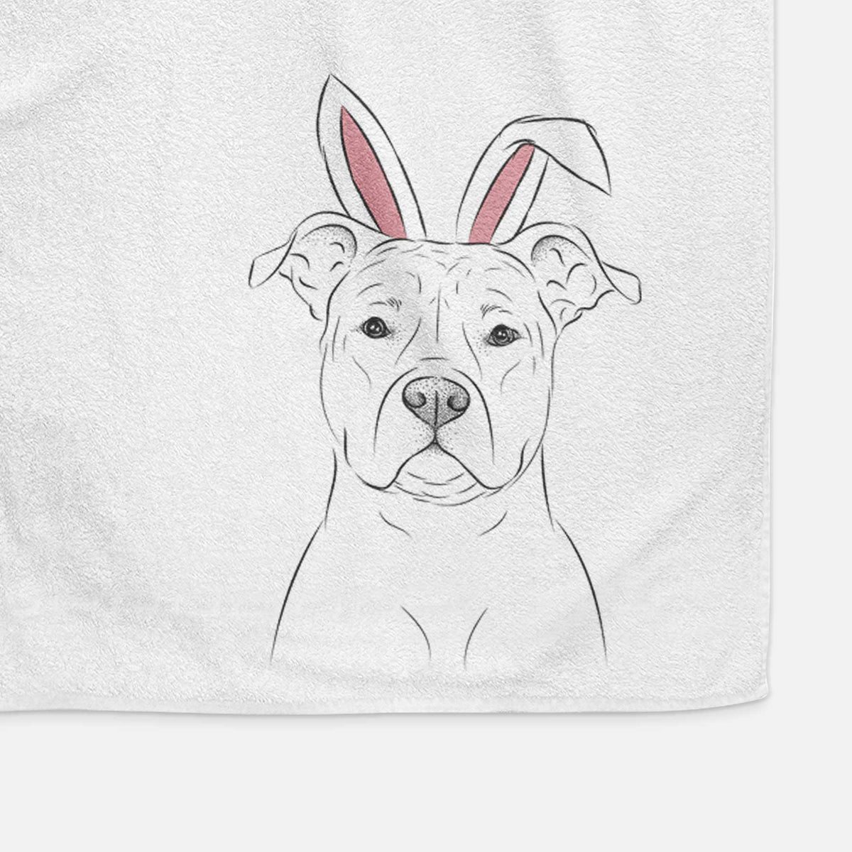 Jethro the American Staffordshire Terrier Decorative Hand Towel