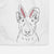 Jett the Bull Terrier Decorative Hand Towel