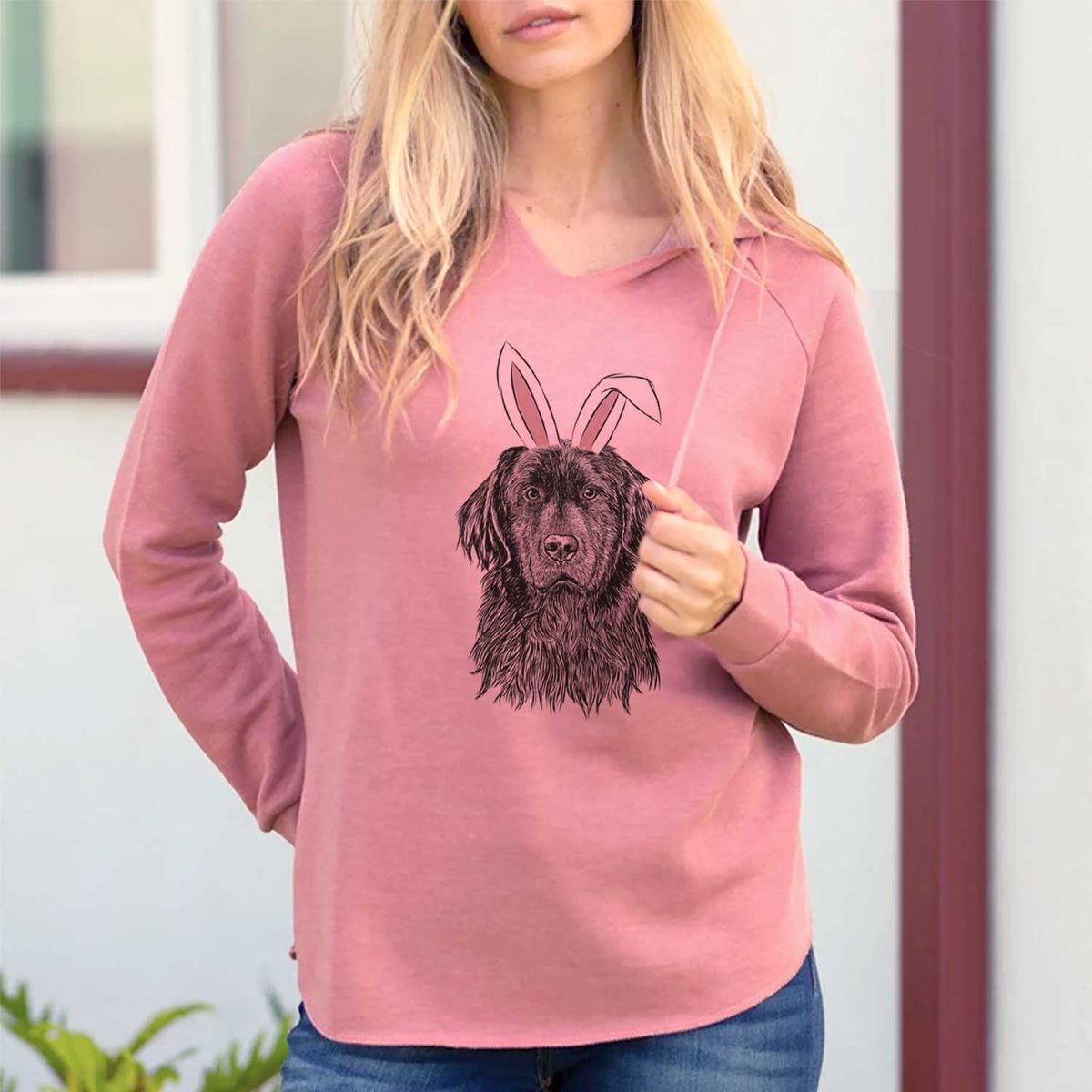 Easter Jinx the Newfoundland - Cali Wave Hooded Sweatshirt