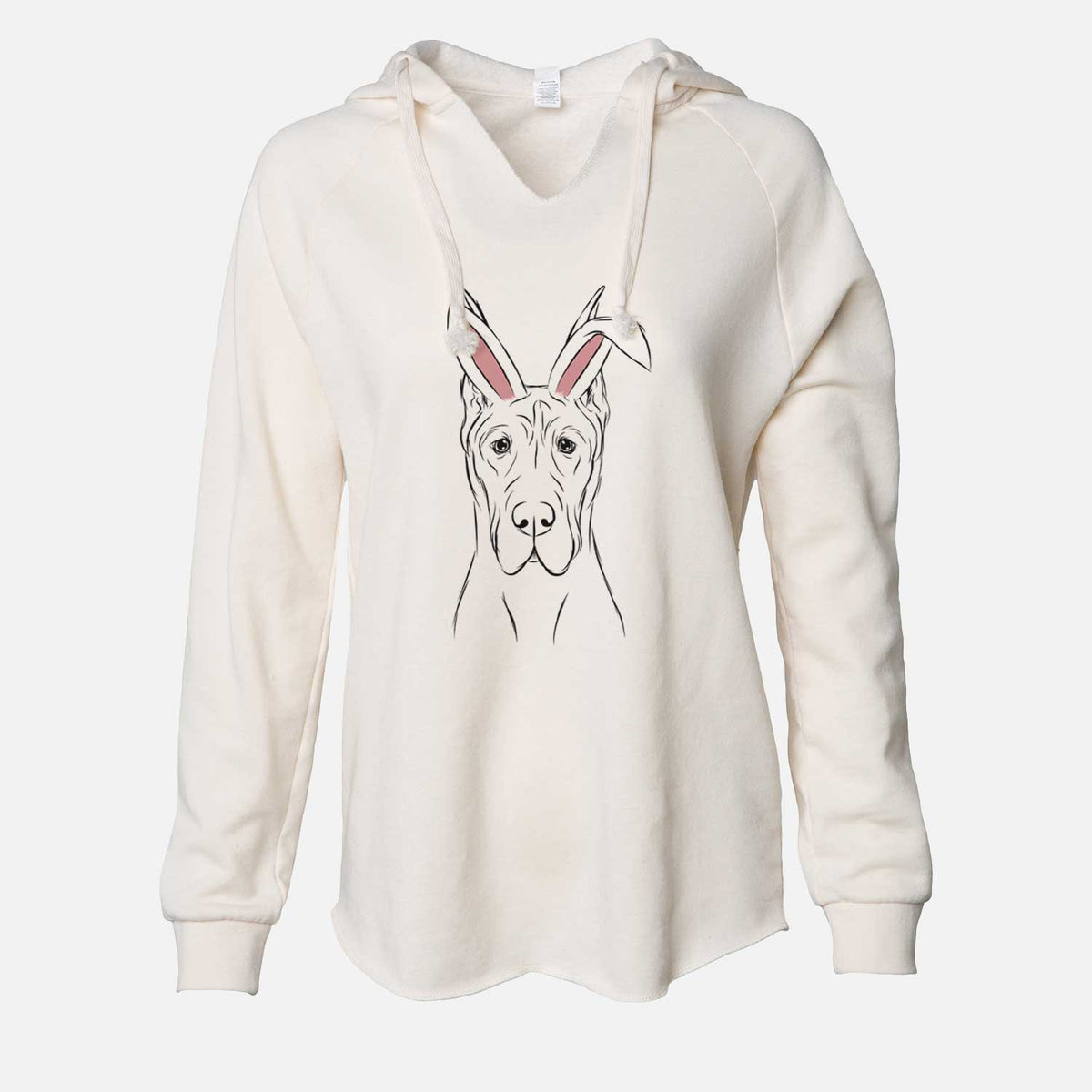 Easter Jude the Great Dane - Cali Wave Hooded Sweatshirt