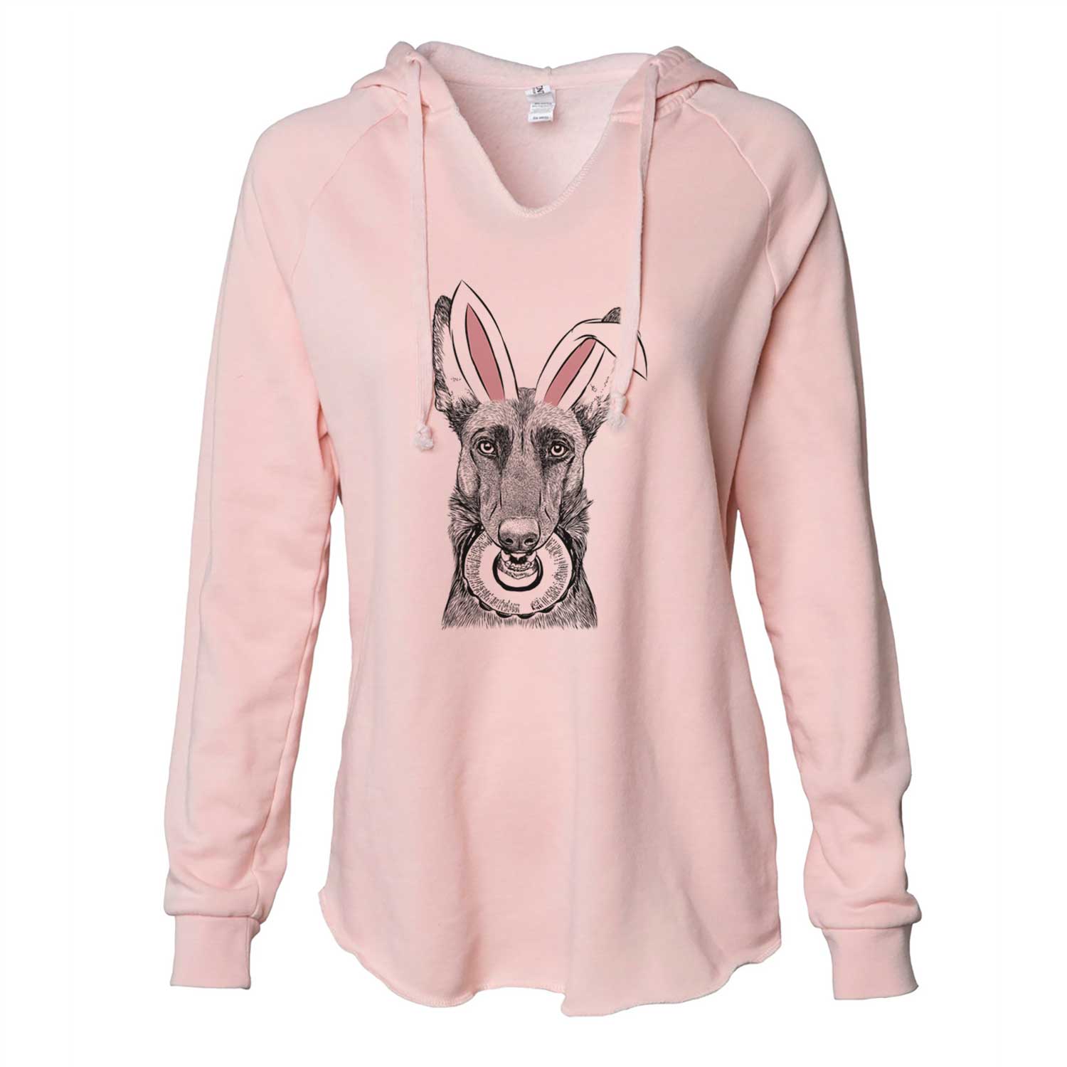 Easter Juno the Belgian Malinois - Cali Wave Hooded Sweatshirt