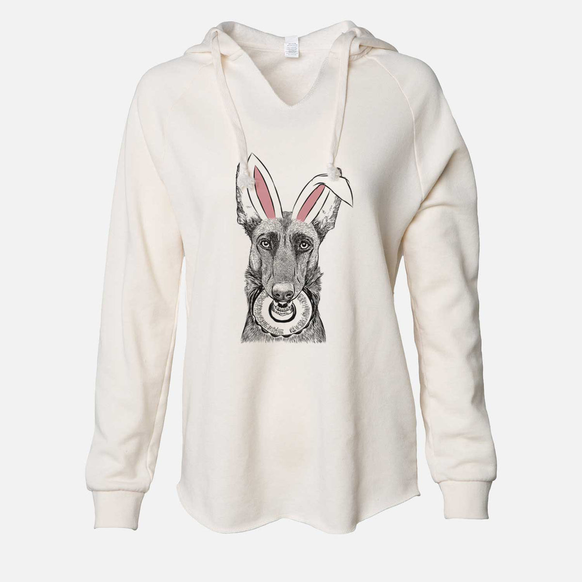 Easter Juno the Belgian Malinois - Cali Wave Hooded Sweatshirt