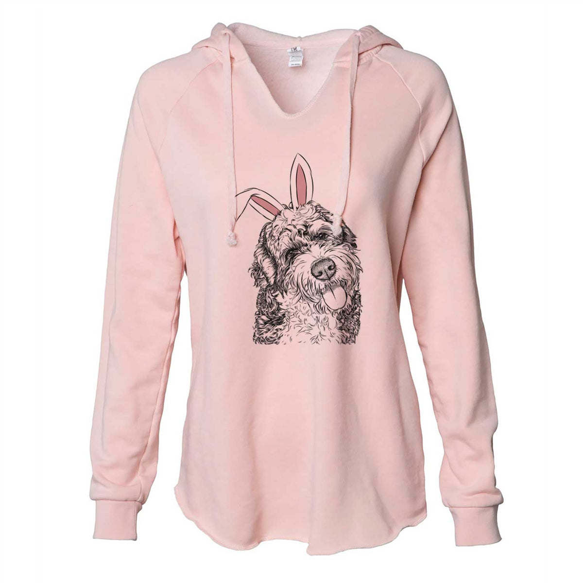 Easter Kaci the Bernedoodle - Cali Wave Hooded Sweatshirt