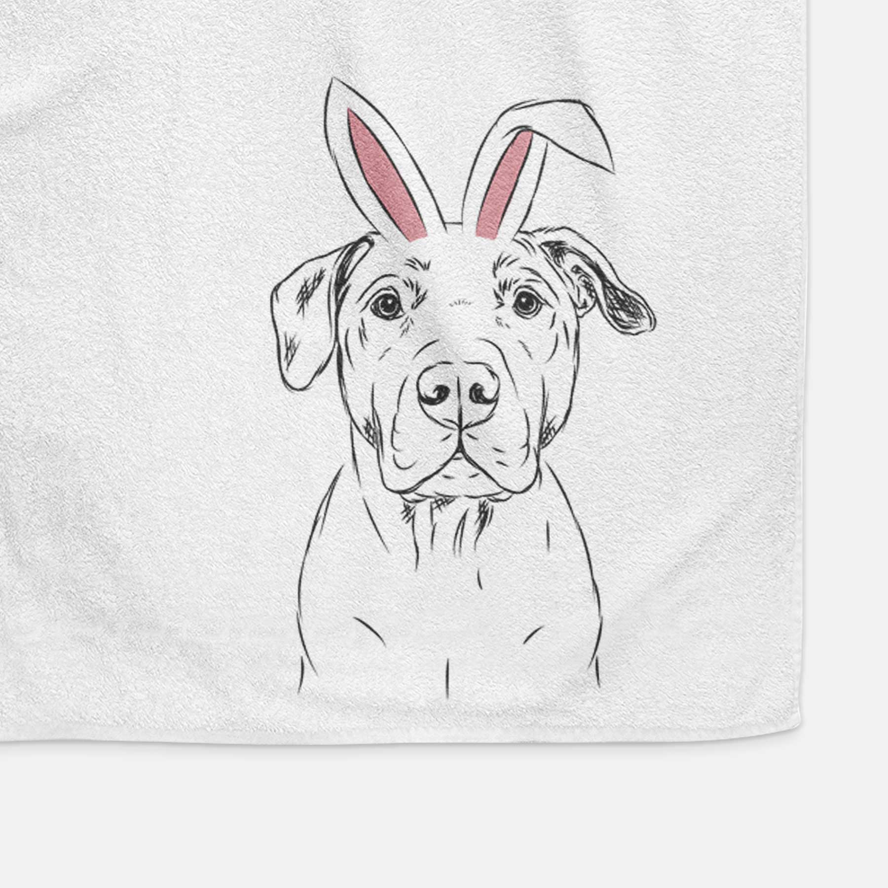 Kadin the Pitbull Decorative Hand Towel