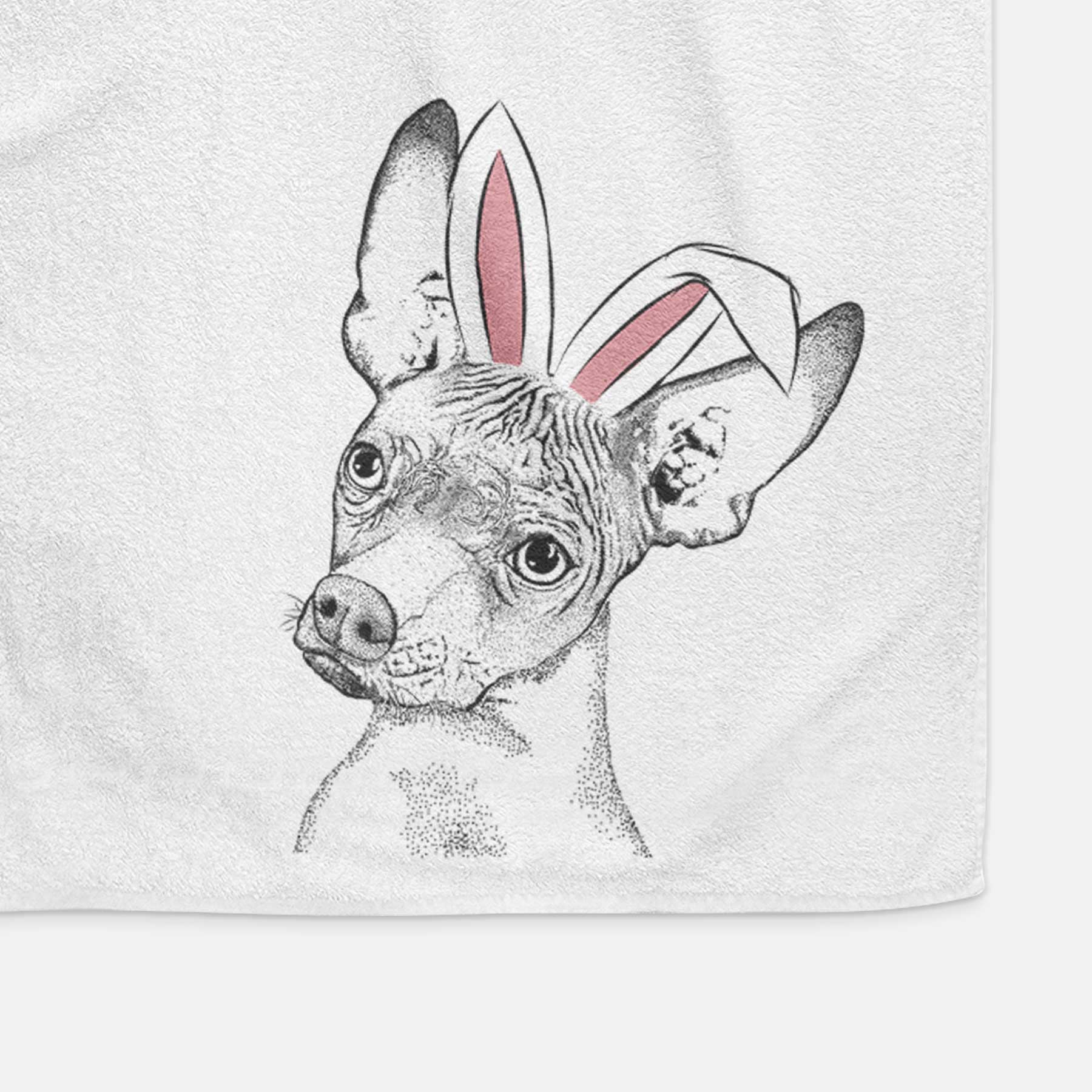 Kahlo the Xoloitzcuintli Decorative Hand Towel