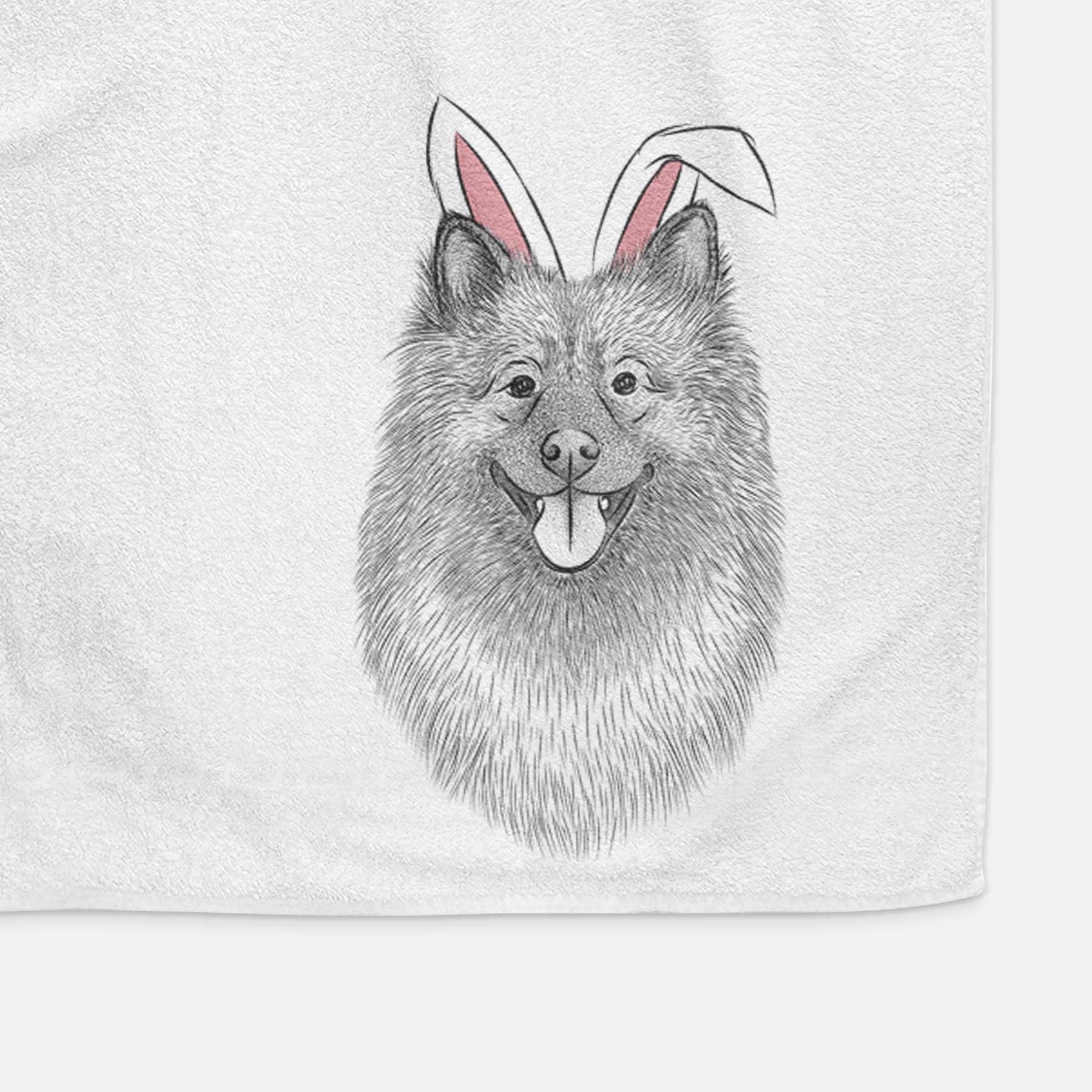 Kai the Keeshond Decorative Hand Towel