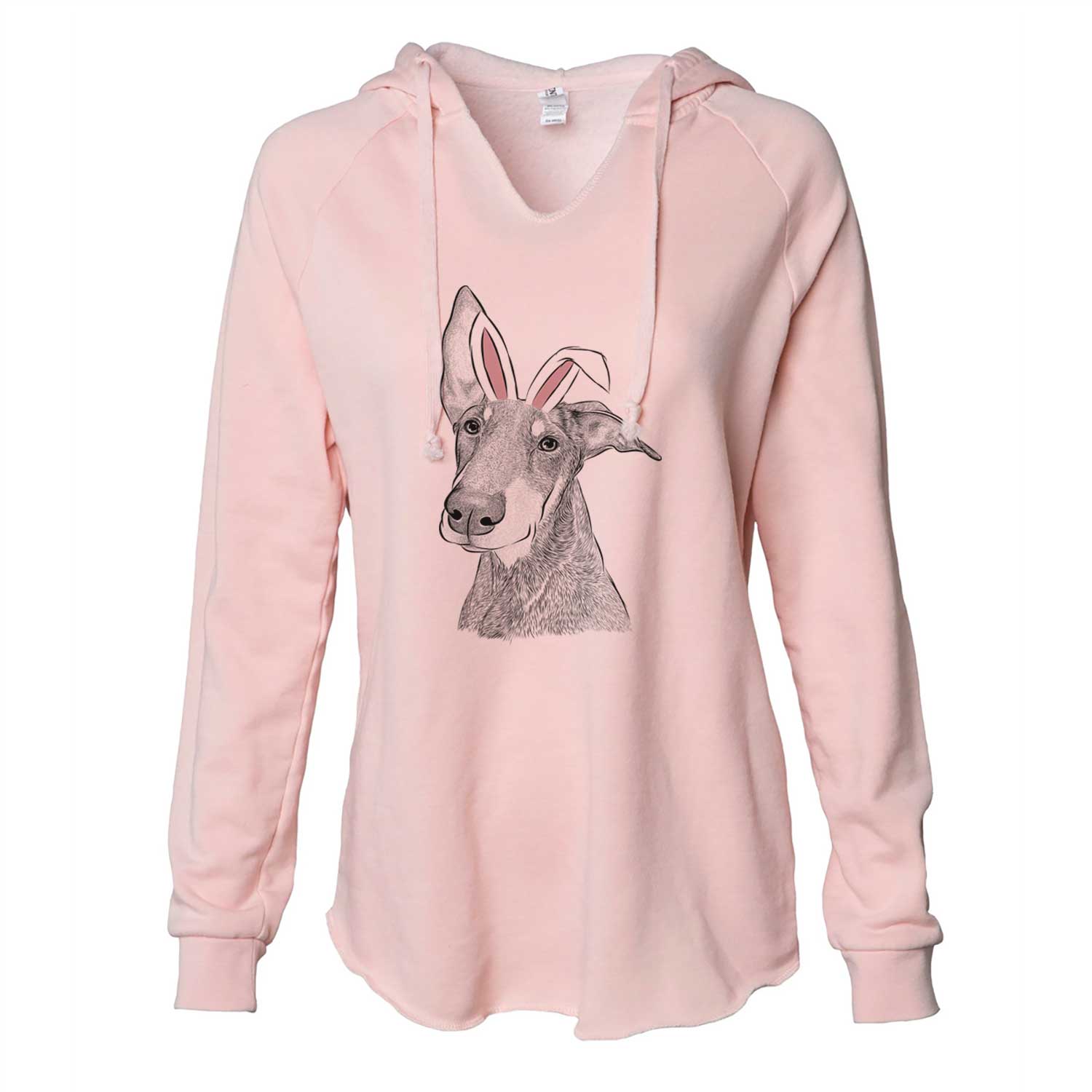 Easter Kain the Doberman Pinscher - Cali Wave Hooded Sweatshirt