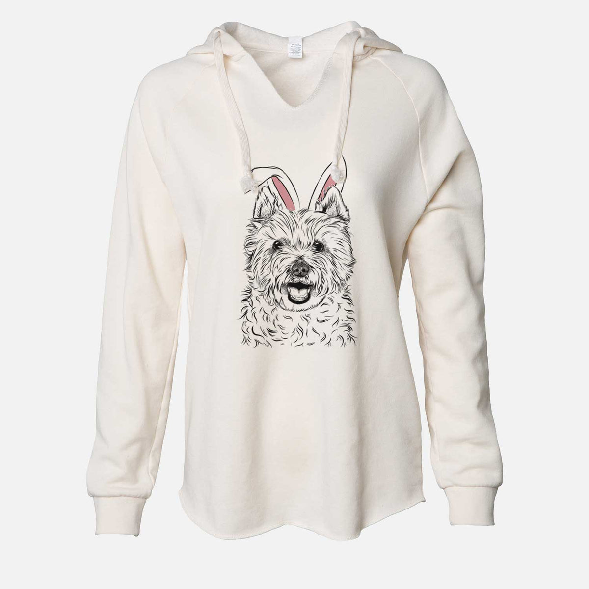 Easter Kami the West Highland Terrier - Cali Wave Hooded Sweatshirt