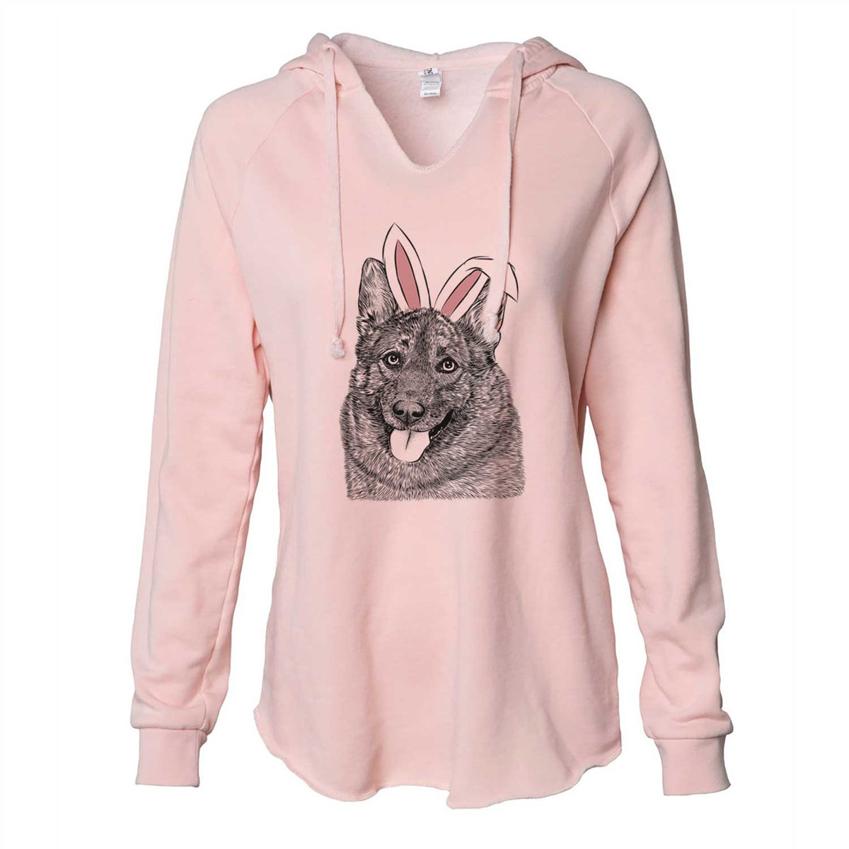 Easter Kasia the Norwegian Elkhound - Cali Wave Hooded Sweatshirt