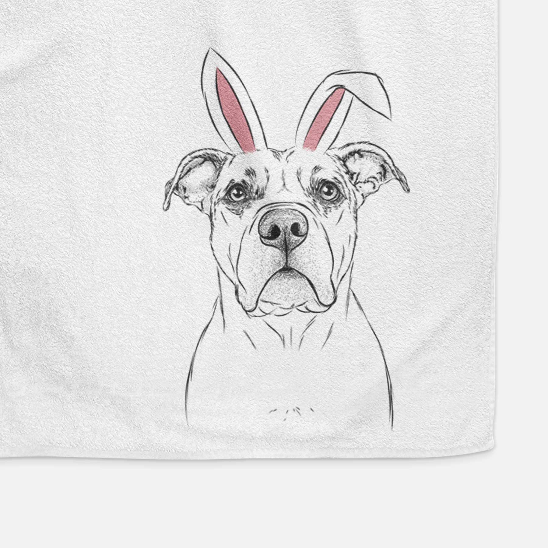 KiaOra the Pitbull Mix Decorative Hand Towel