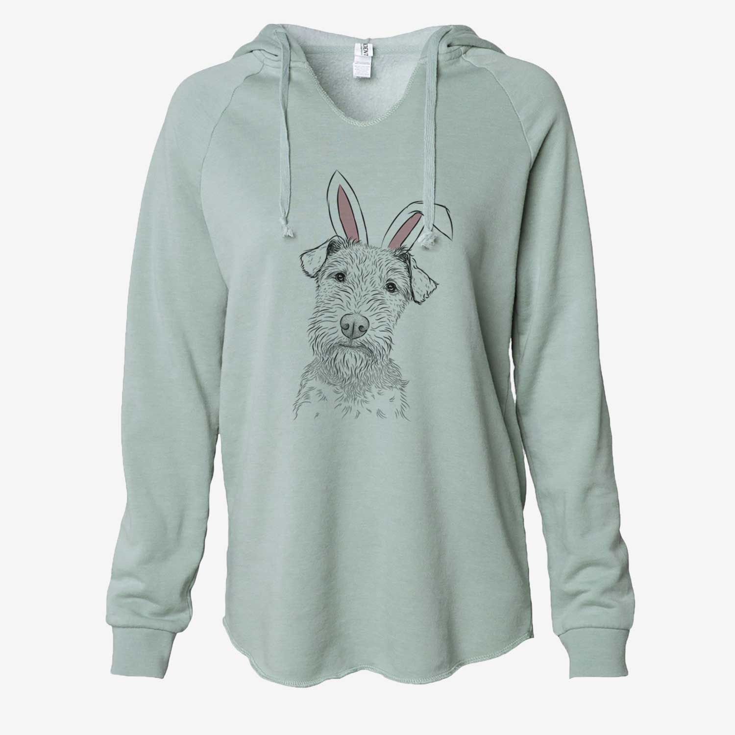 Easter Kiara the Welsh Terrier - Cali Wave Hooded Sweatshirt