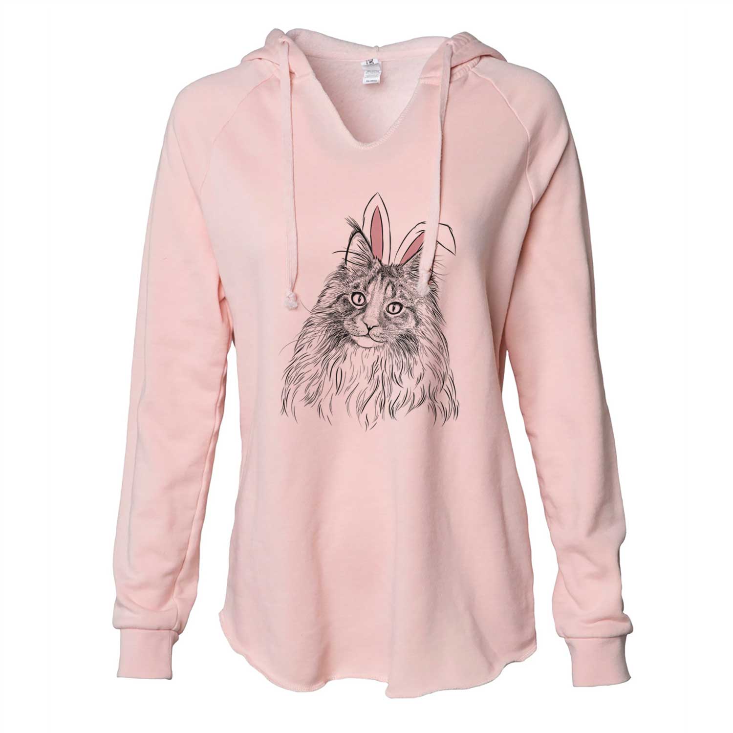 Easter Kiki the Maine Coon Cat - Cali Wave Hooded Sweatshirt