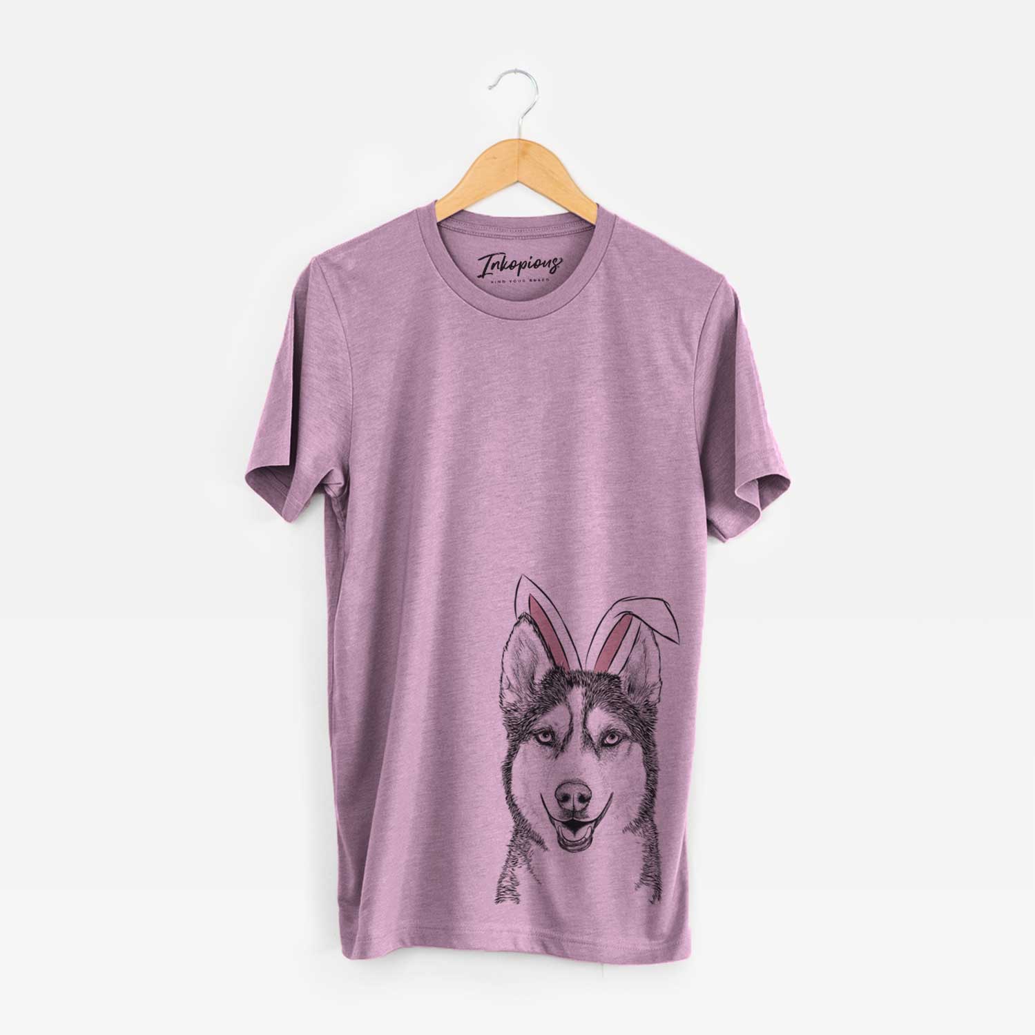 Easter Kira the Siberian Husky - Unisex Crewneck