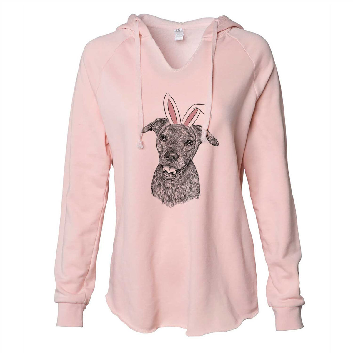 Easter Kirby the Mountain Cur Mix - Cali Wave Hooded Sweatshirt