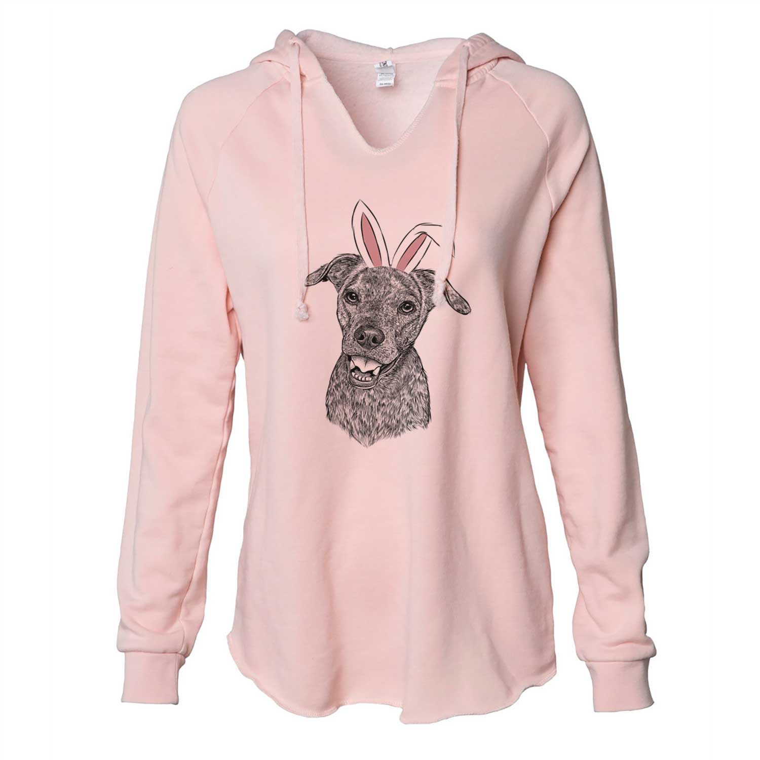 Easter Kirby the Mountain Cur Mix - Cali Wave Hooded Sweatshirt