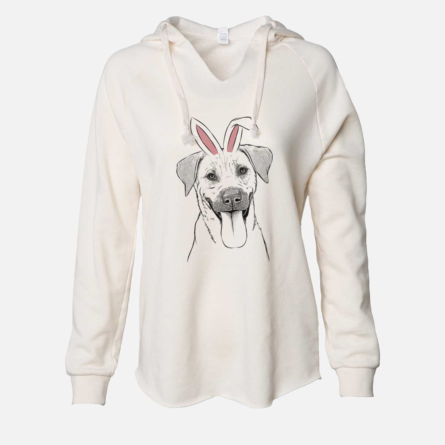 Easter Koda the Black Mouth Cur - Cali Wave Hooded Sweatshirt