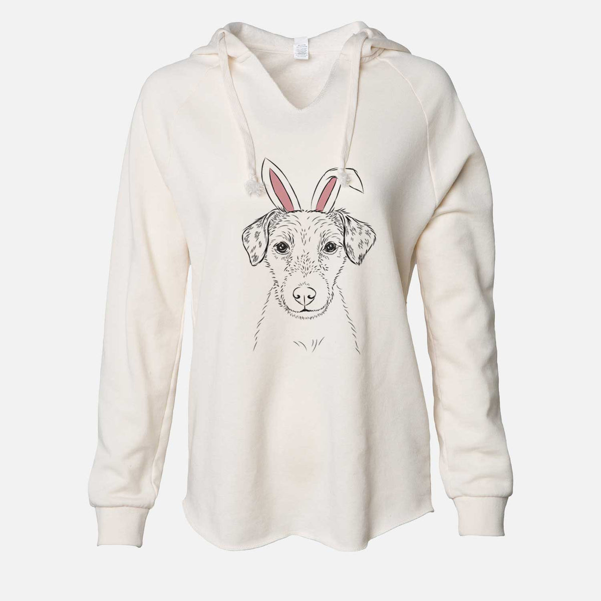 Easter Kozmo the Jack Russell Terrier - Cali Wave Hooded Sweatshirt